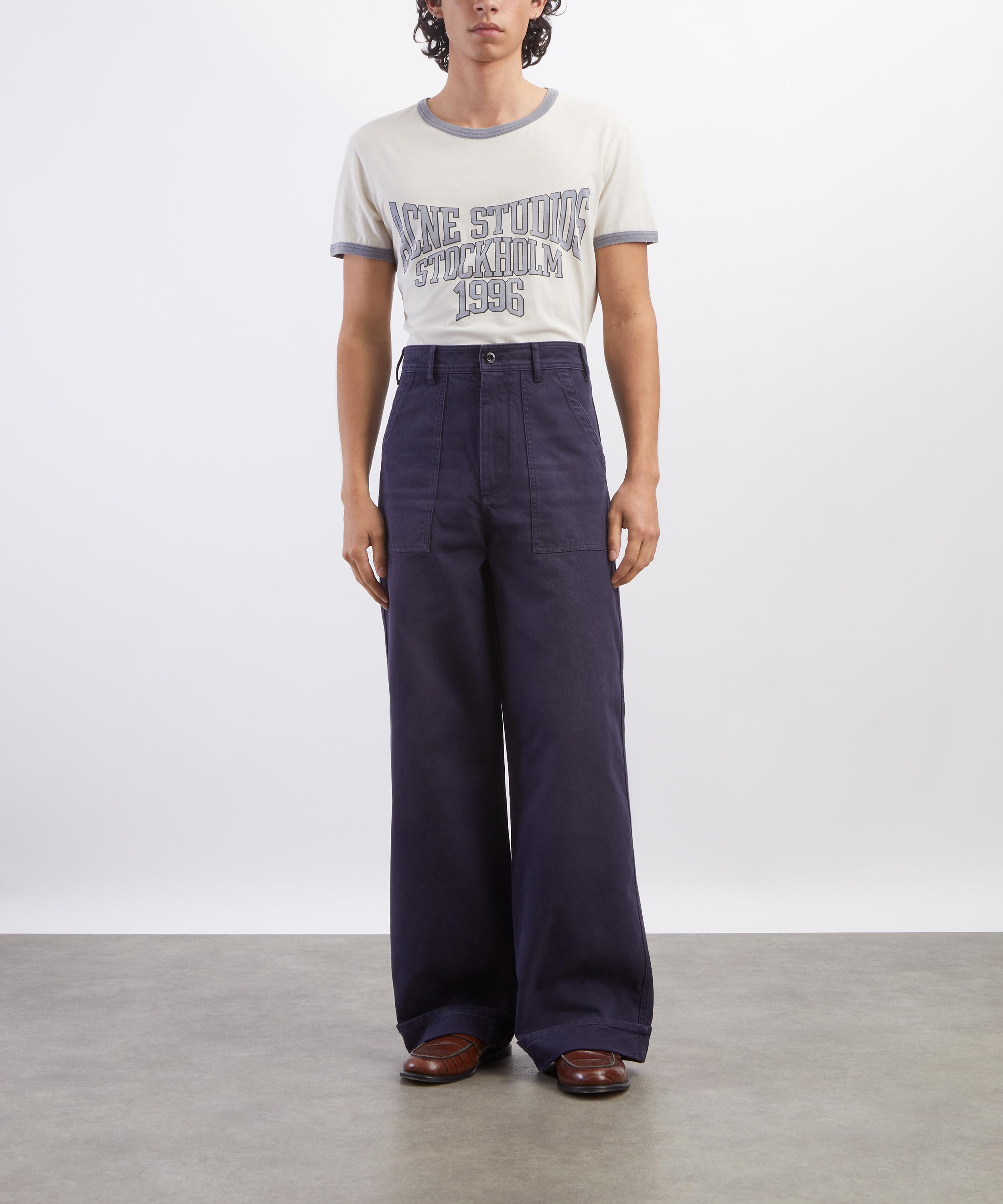Acne Studios - Logo Crew Neck T-Shirt image number 1