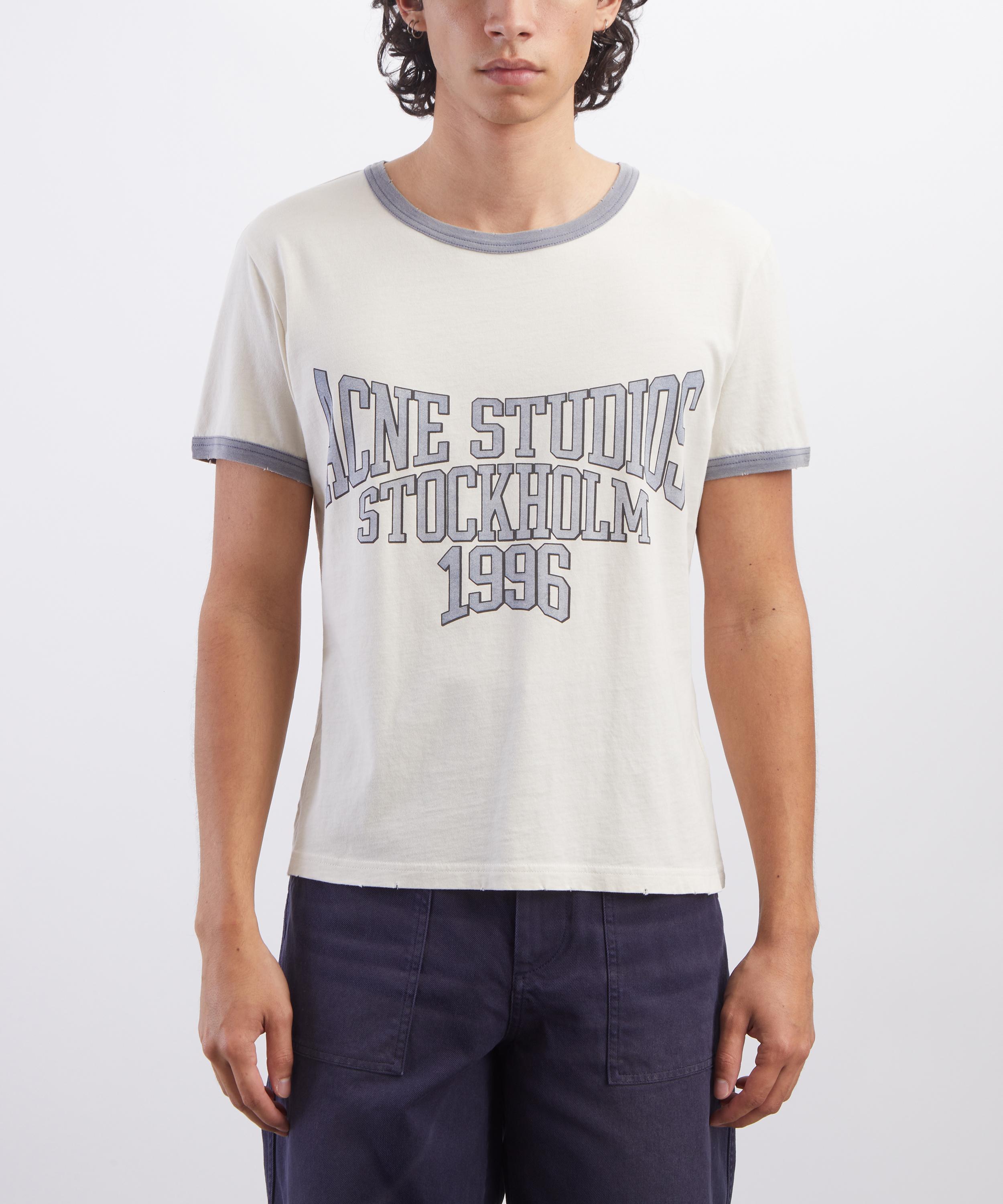 Acne Studios - Logo Crew Neck T-Shirt image number 2