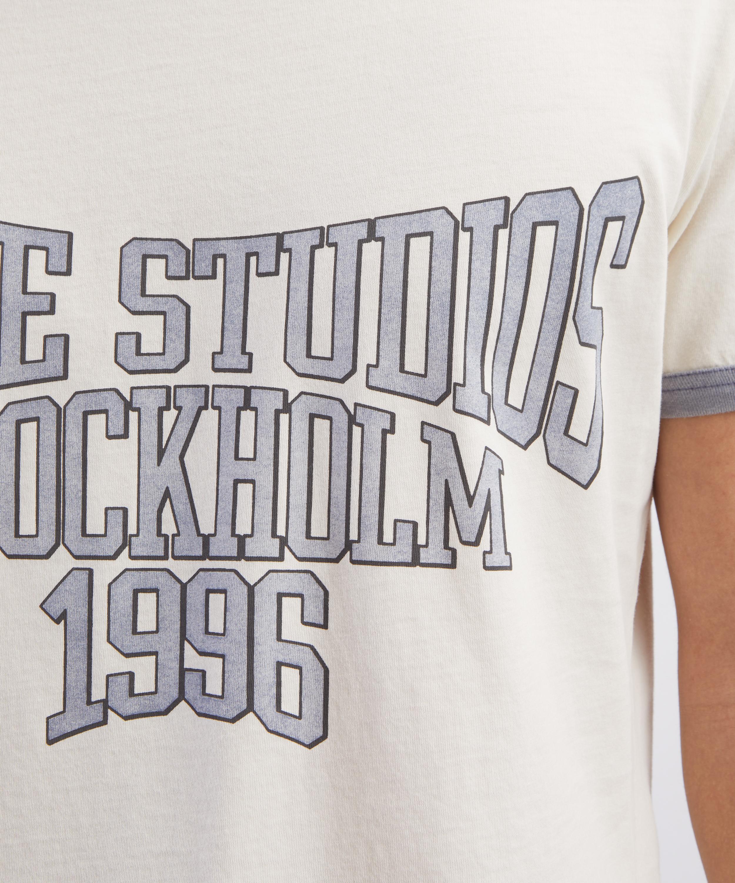 Acne Studios - Logo Crew Neck T-Shirt image number 4