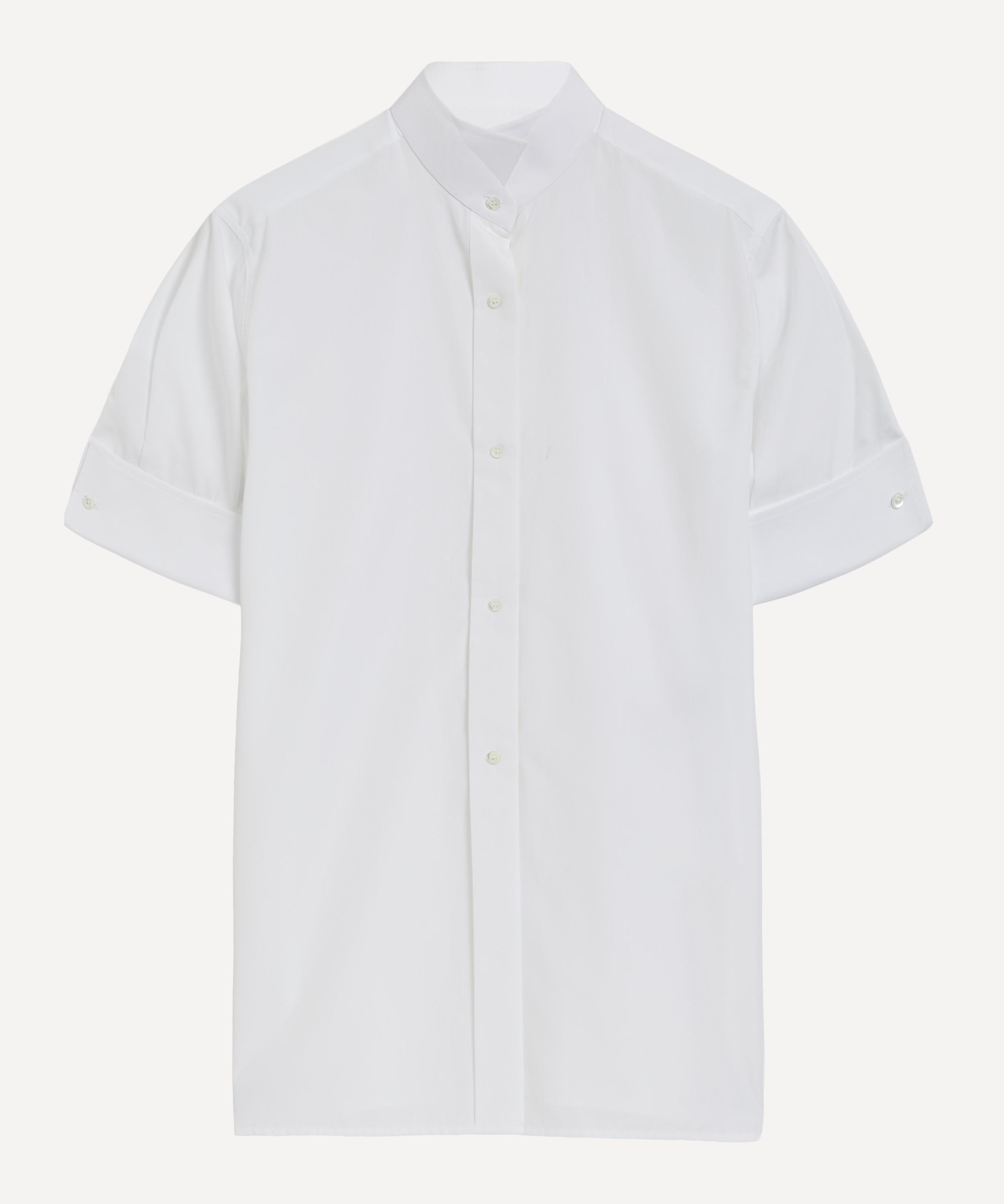 Maison Margiela - White Cotton Short-Sleeve Shirt image number 0
