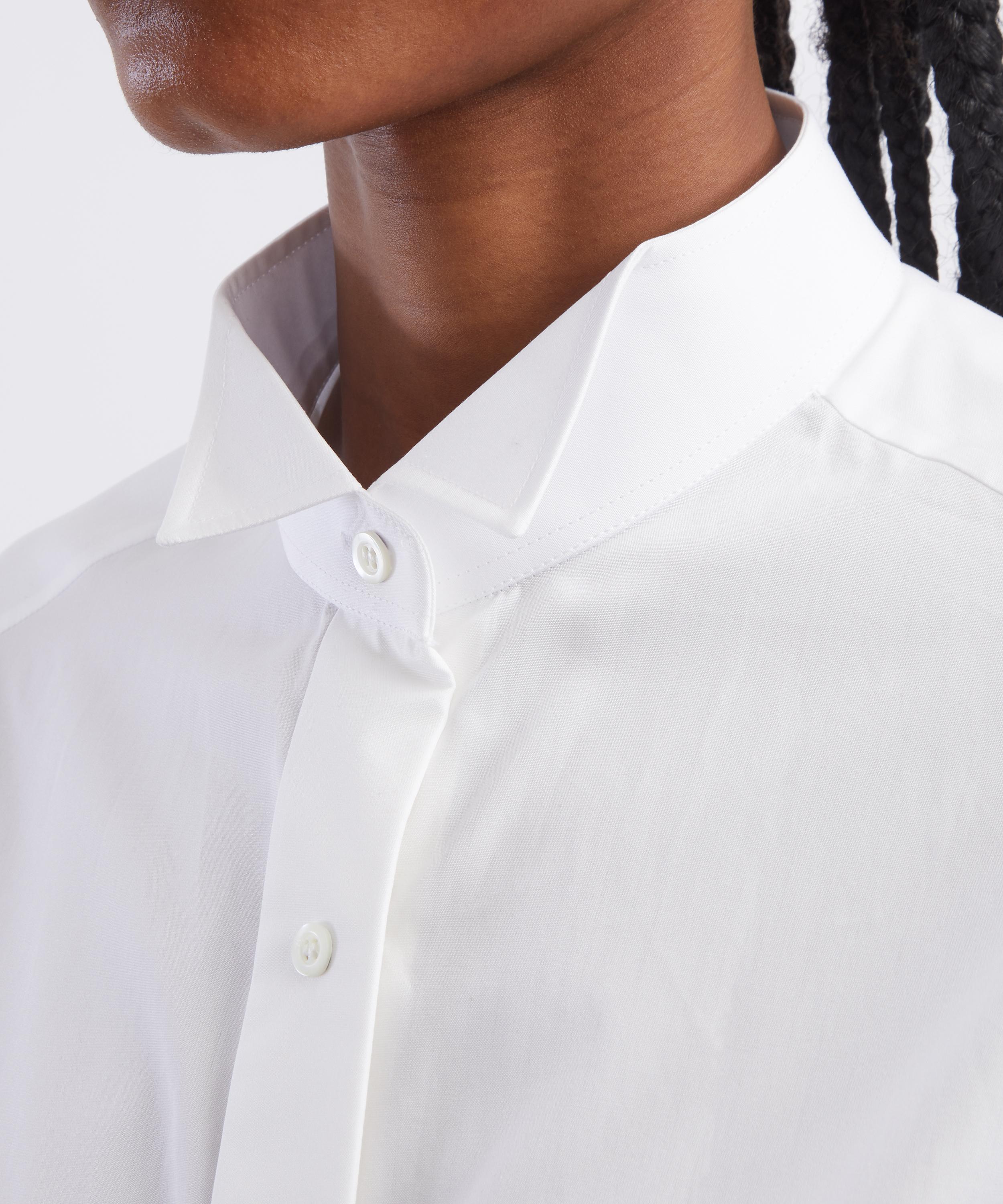 Maison Margiela - White Cotton Short-Sleeve Shirt image number 4