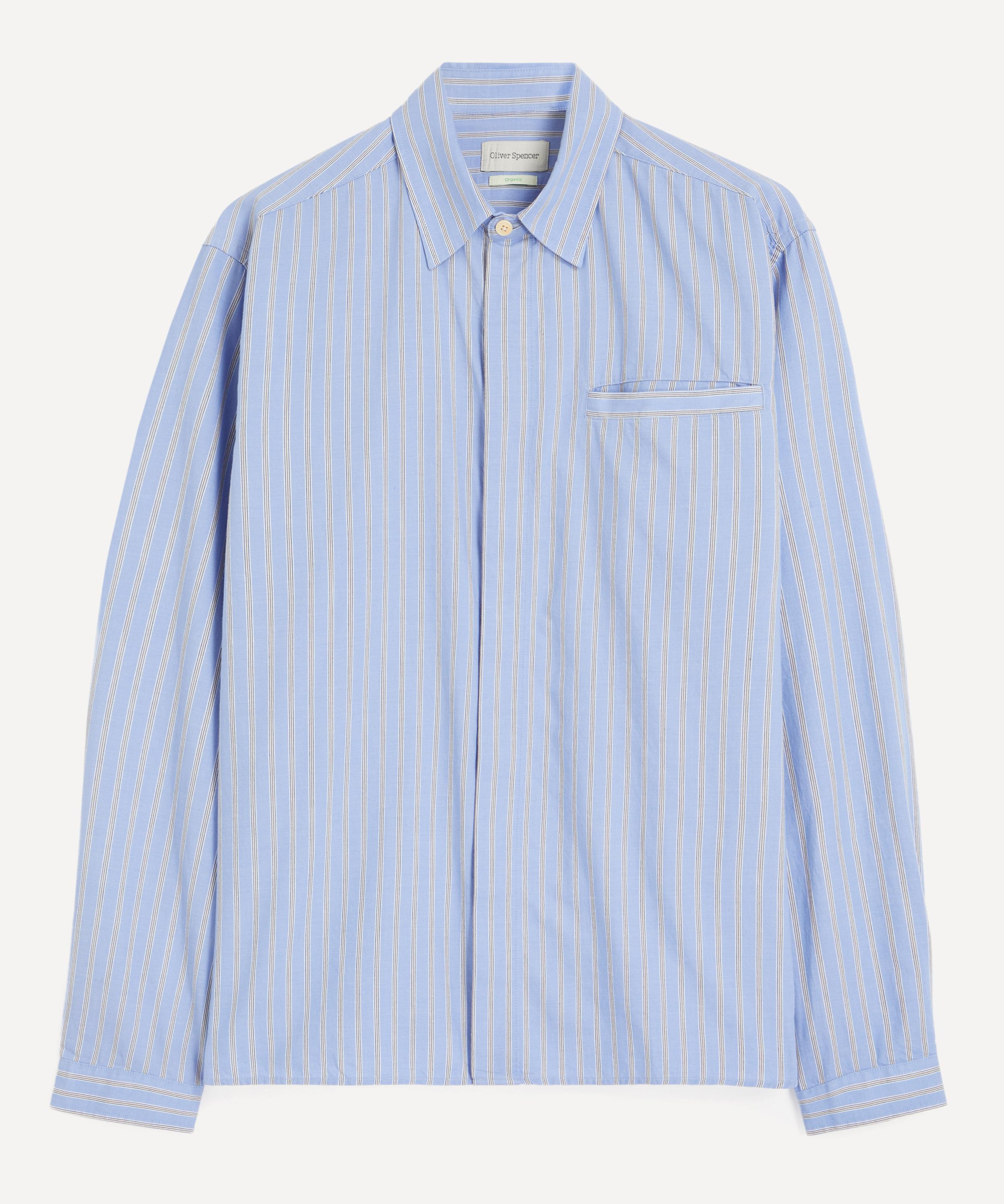 Oliver Spencer - Mulvey Annette Blue Shirt image number 0