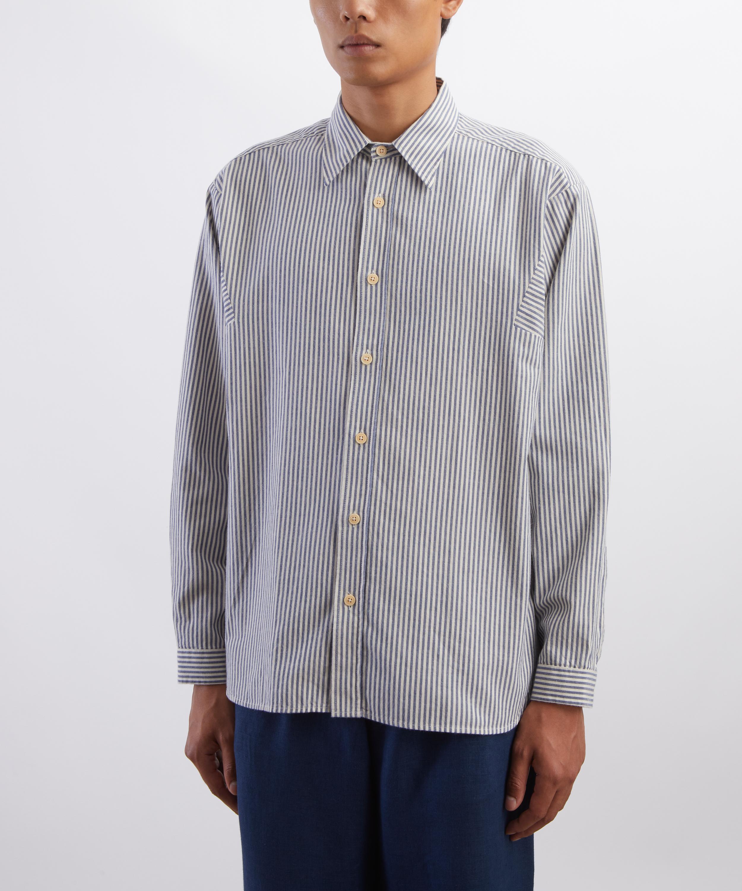 Oliver Spencer - Garrison Long-Sleeve Striped Shirt image number 2
