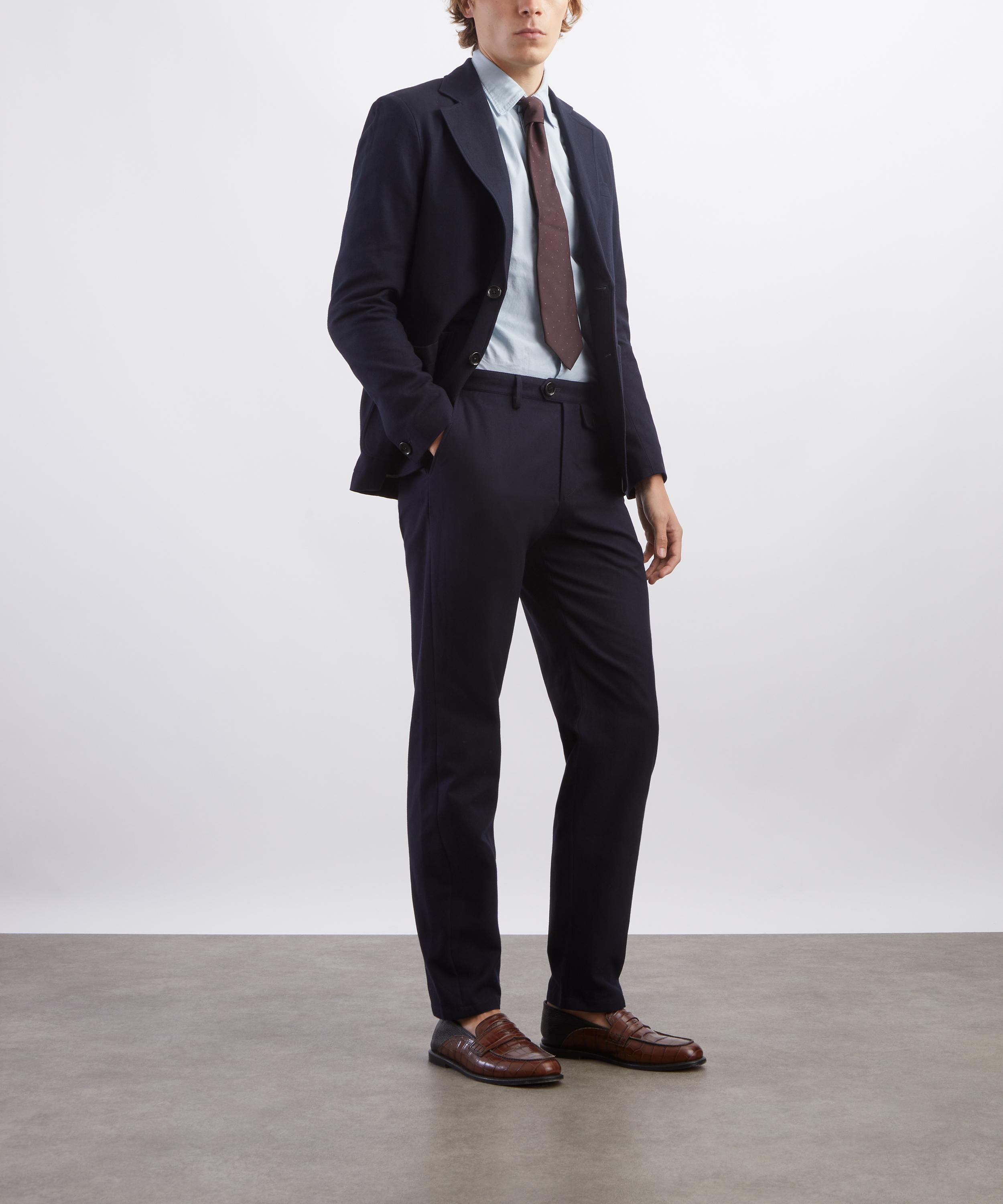 Oliver Spencer - Fishtail Straight leg Linen Trousers image number 1