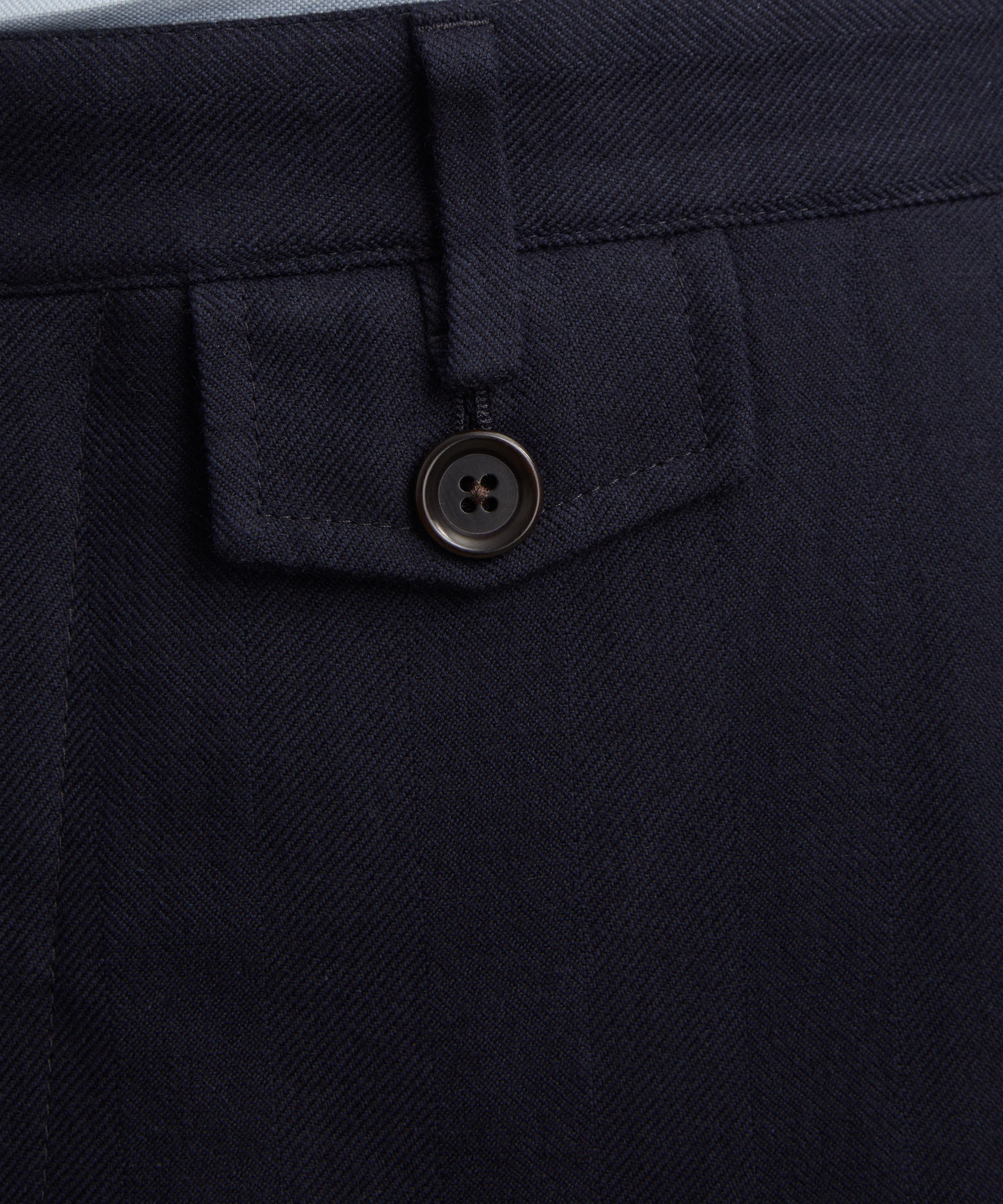 Oliver Spencer - Fishtail Straight leg Linen Trousers image number 4