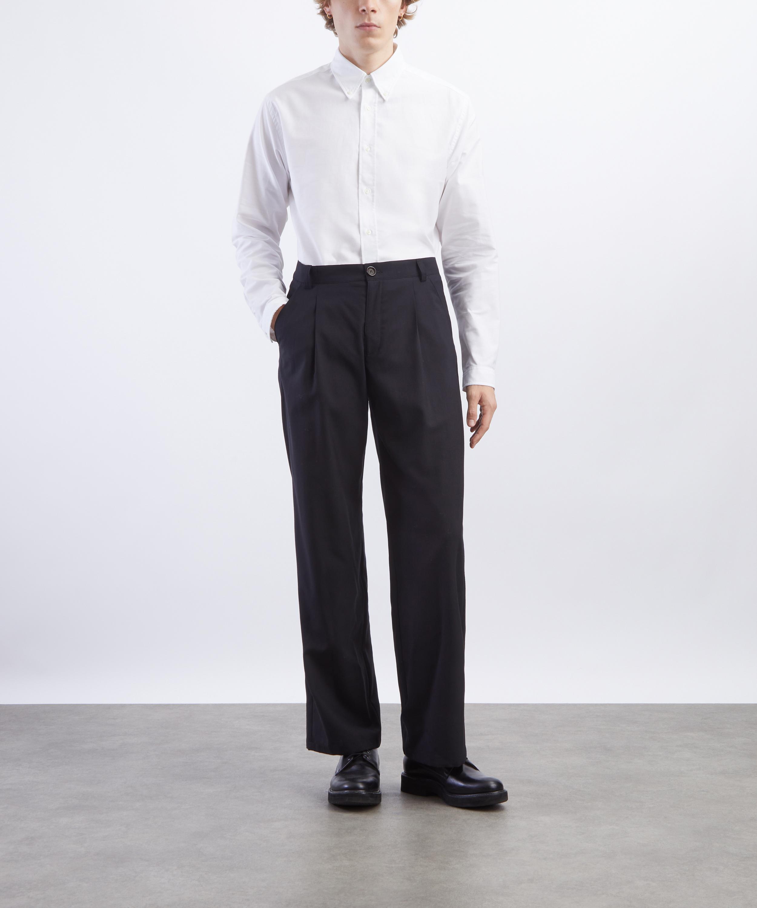 Oliver Spencer - Brook White Button-Down Collar Shirt image number 1