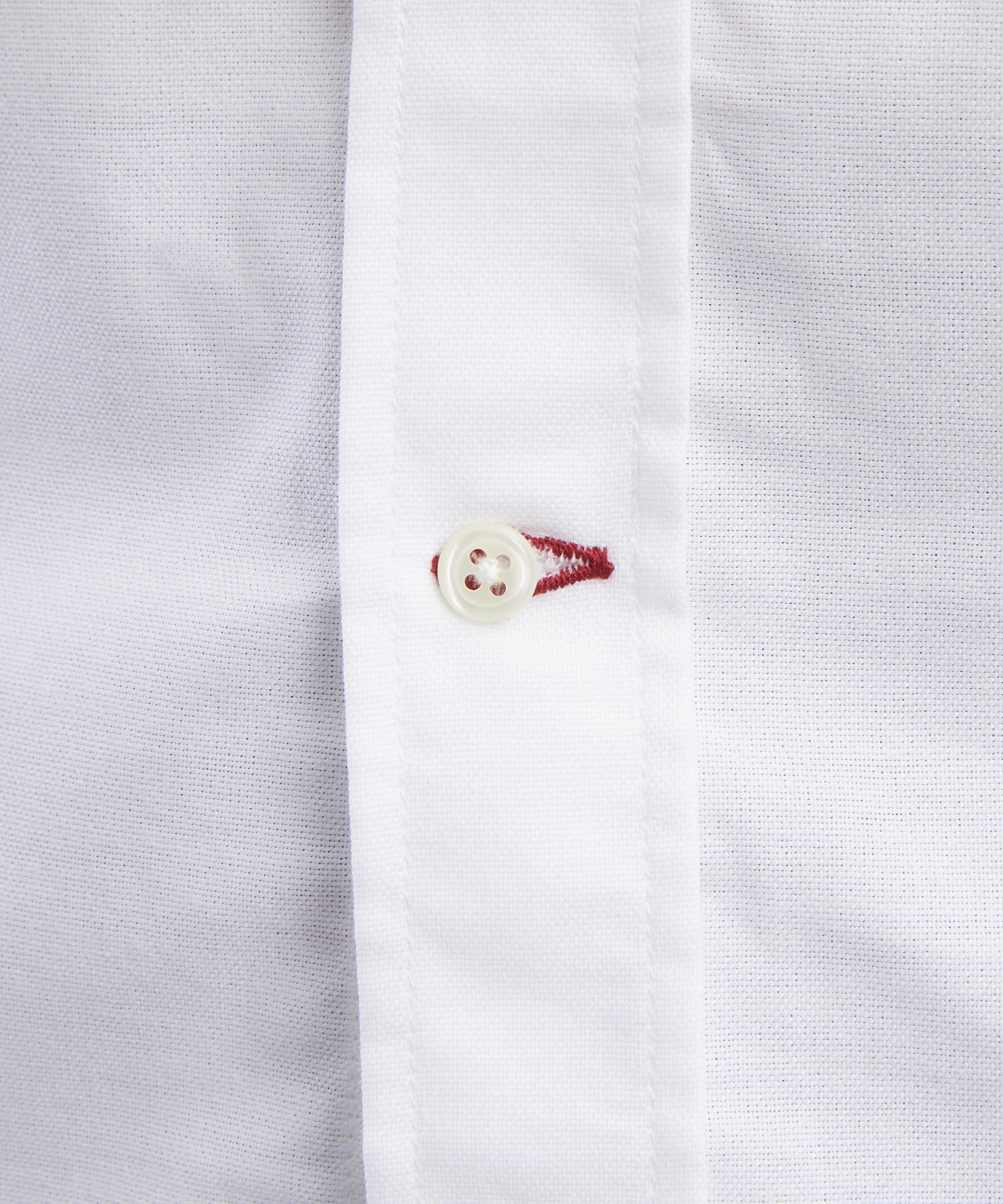 Oliver Spencer - Brook White Button-Down Collar Shirt image number 4