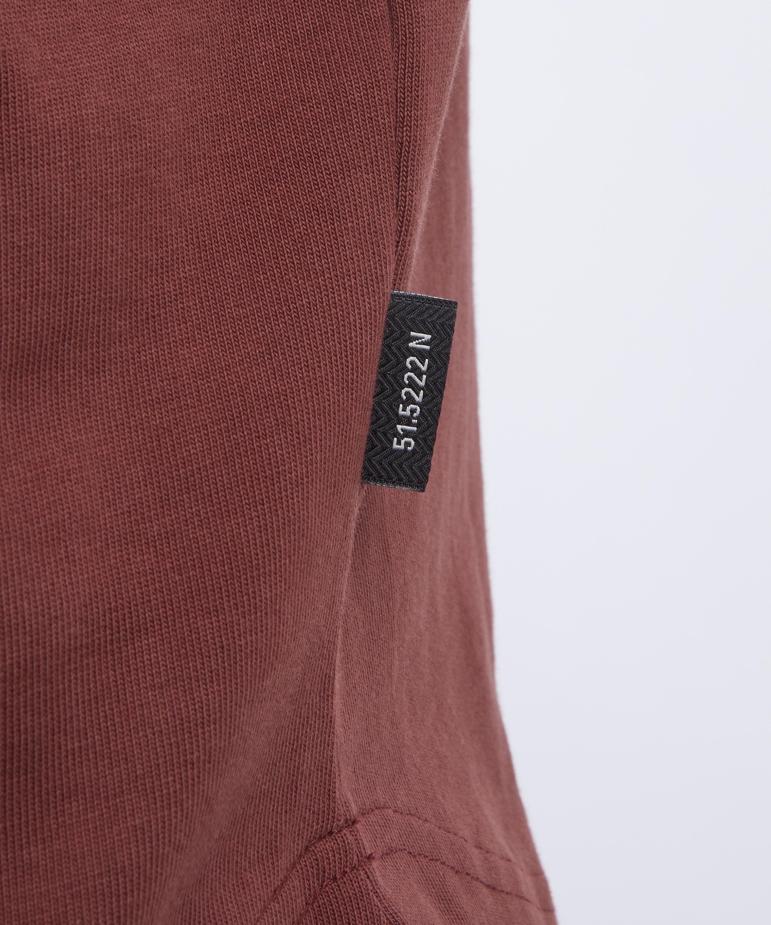 Oliver Spencer - Mersey Maroon Long-Sleeve Polo image number 4
