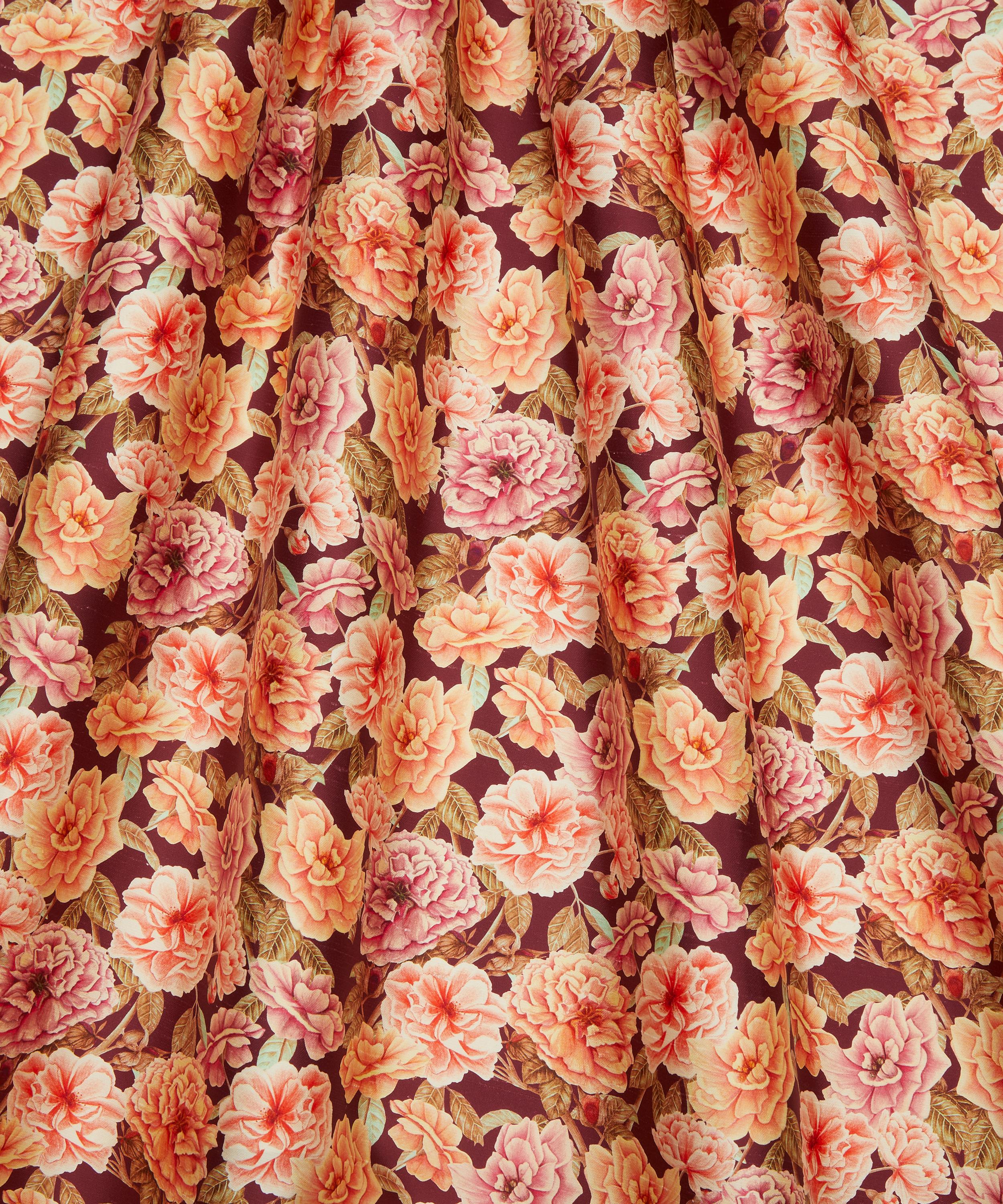 Liberty Fabrics - English Rose Shantung Silk image number 2