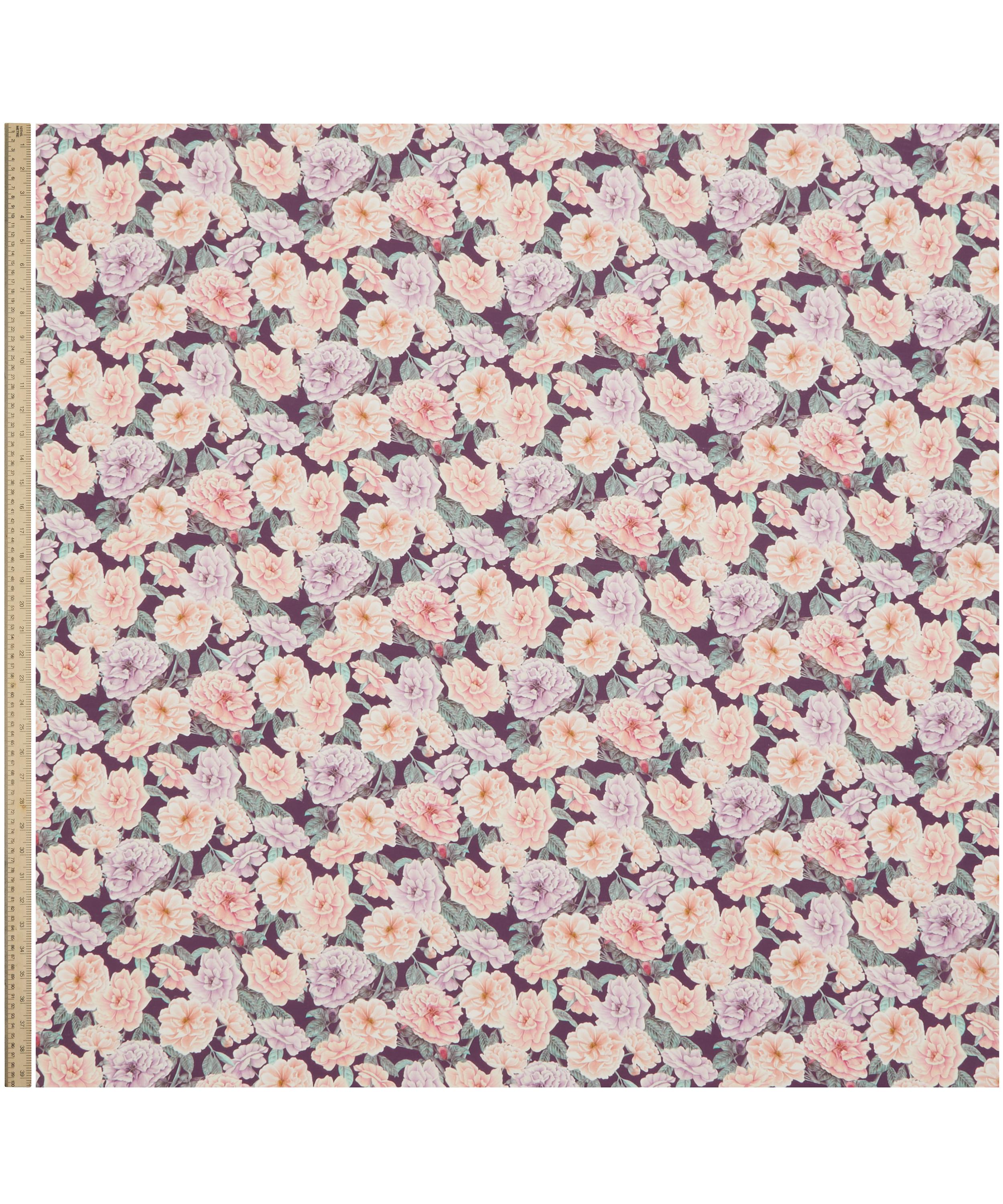 Liberty Fabrics - English Rose Shantung Silk image number 1