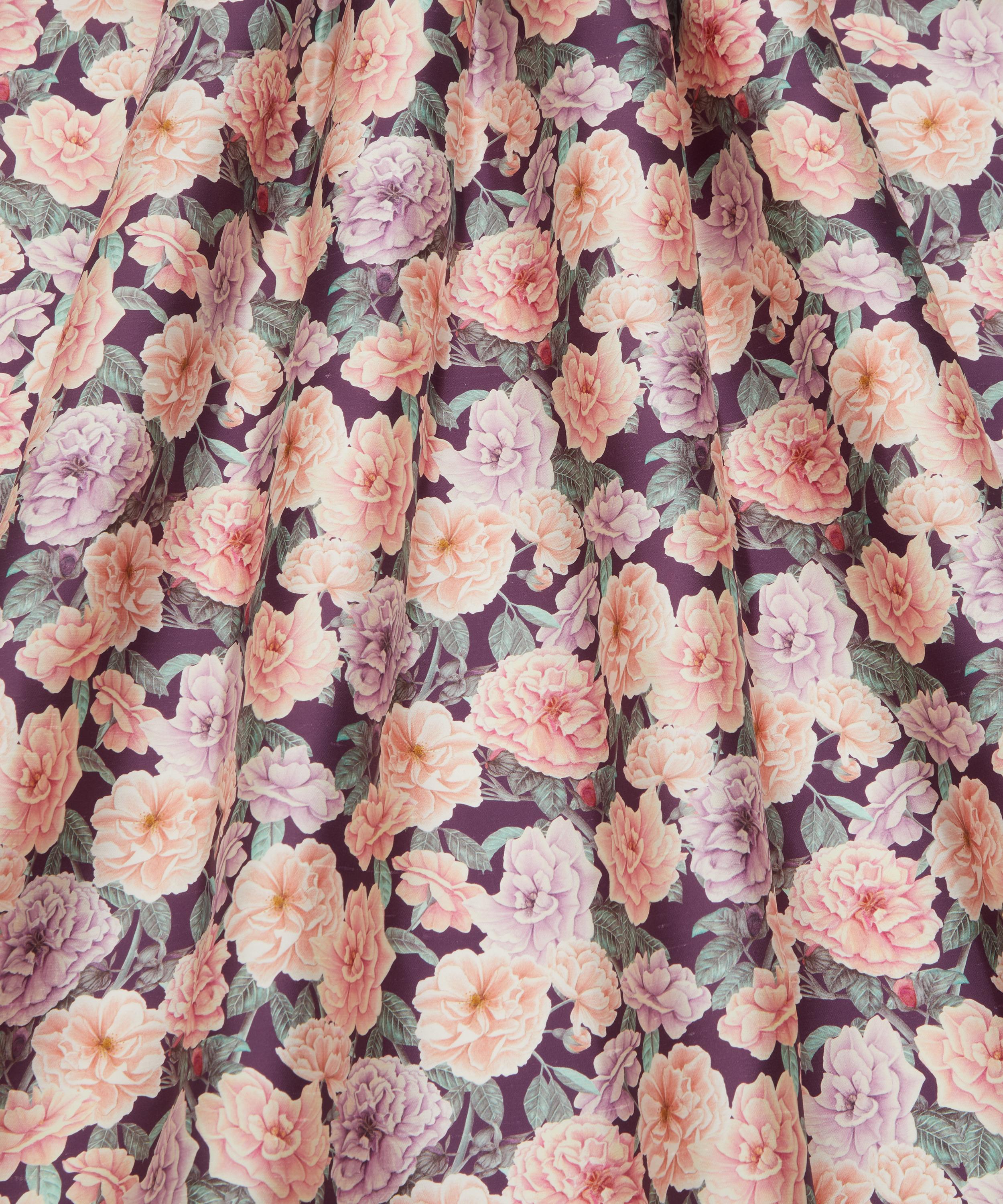 Liberty Fabrics - English Rose Shantung Silk image number 2