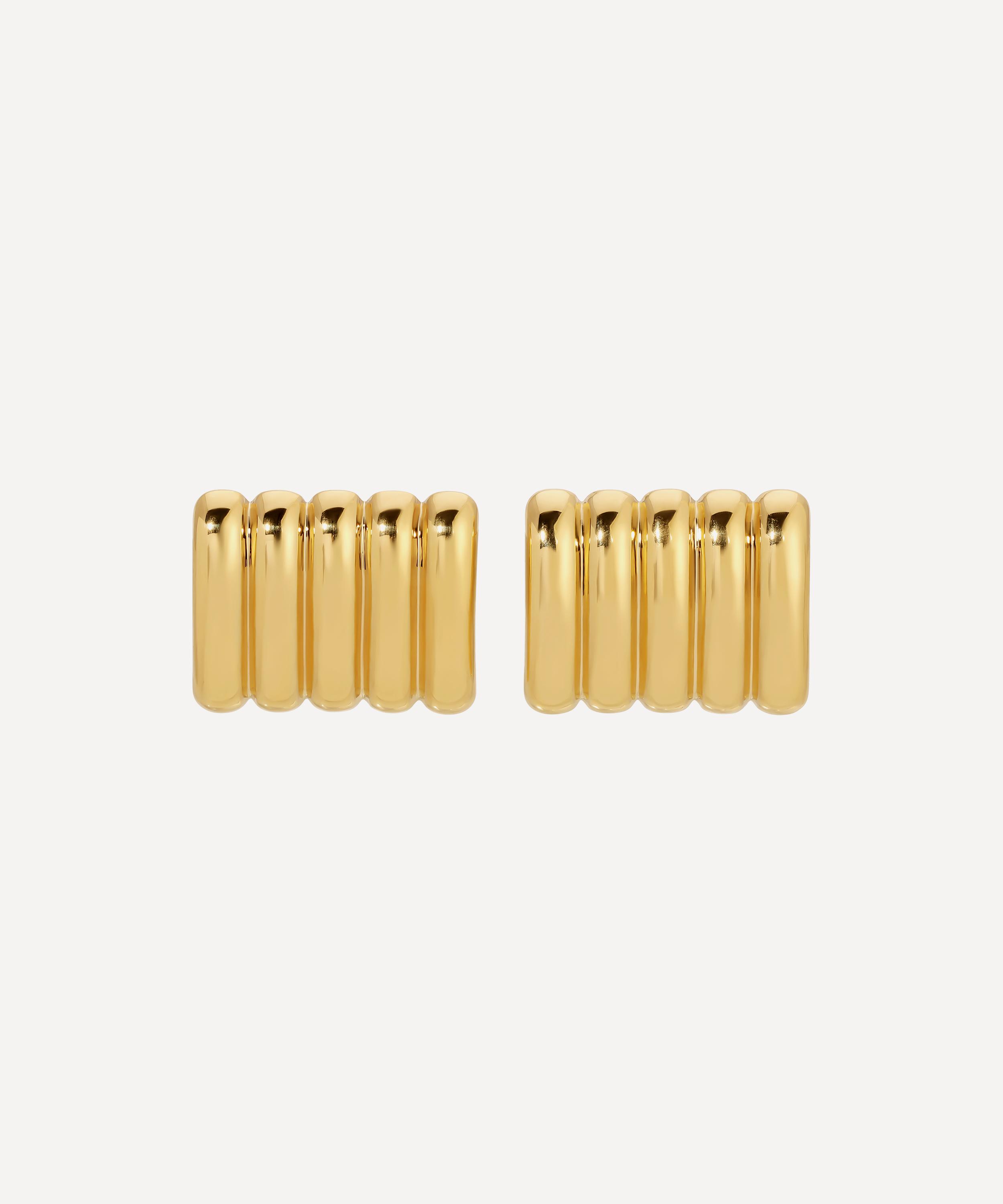 Heaven Mayhem - 18ct Gold-Plated Clemmie Stud Earrings