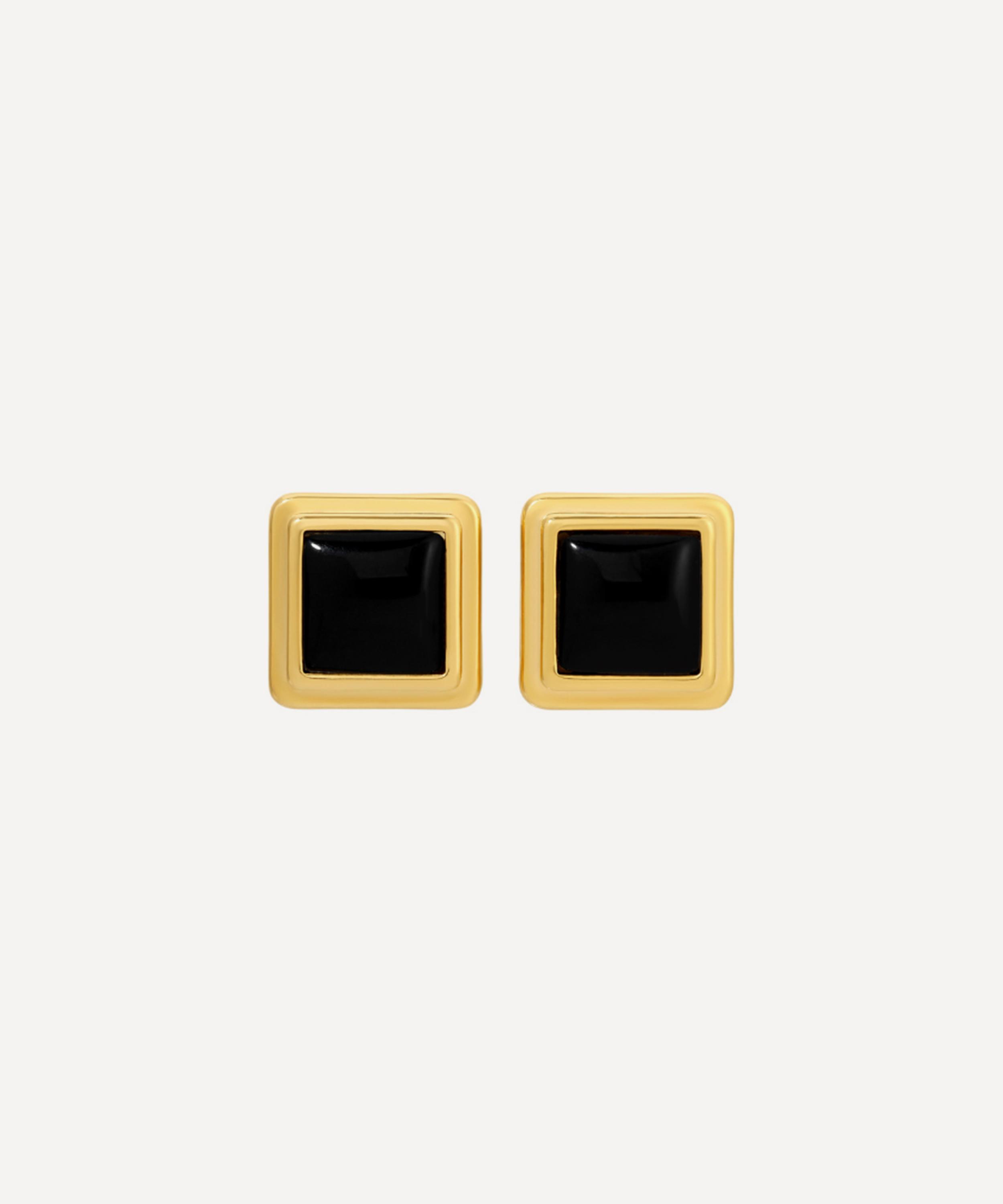 Heaven Mayhem - Gold-Plated Archer Stud Earrings