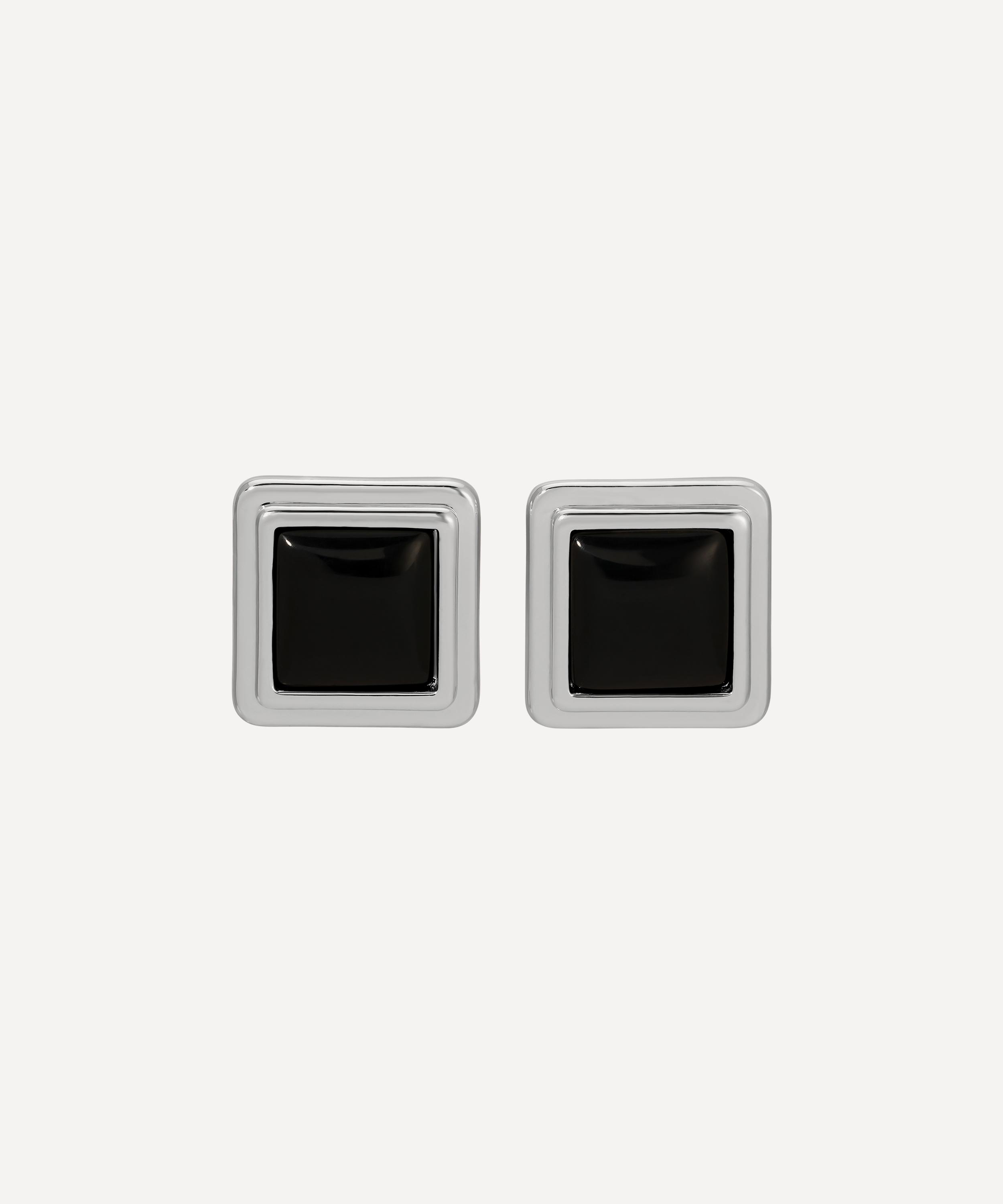 Heaven Mayhem - Silver-Plated Archer Stud Earrings