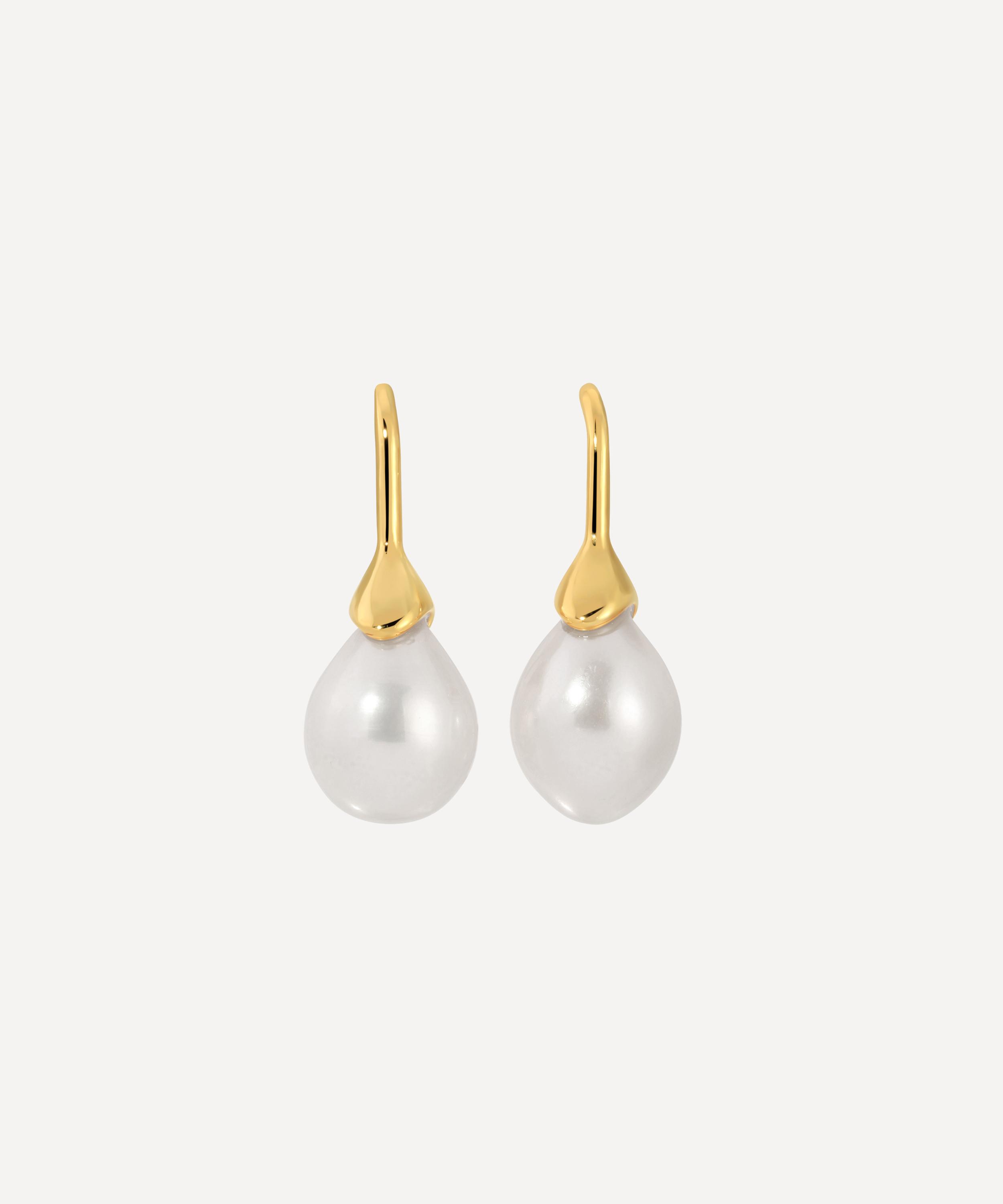 Heaven Mayhem - 18ct Gold-Plated Odette Drop Earrings image number 0