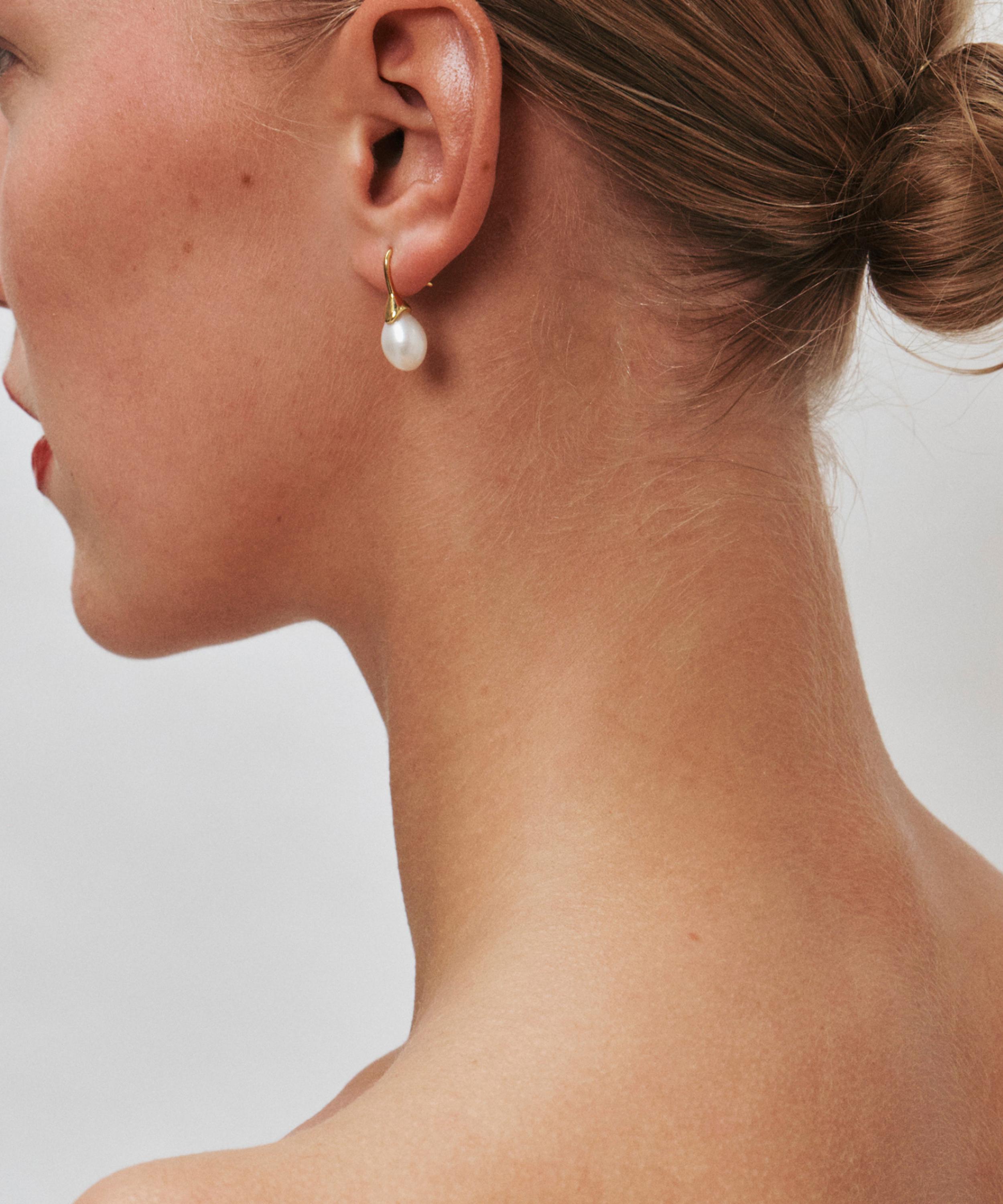 Heaven Mayhem - 18ct Gold-Plated Odette Drop Earrings image number 1