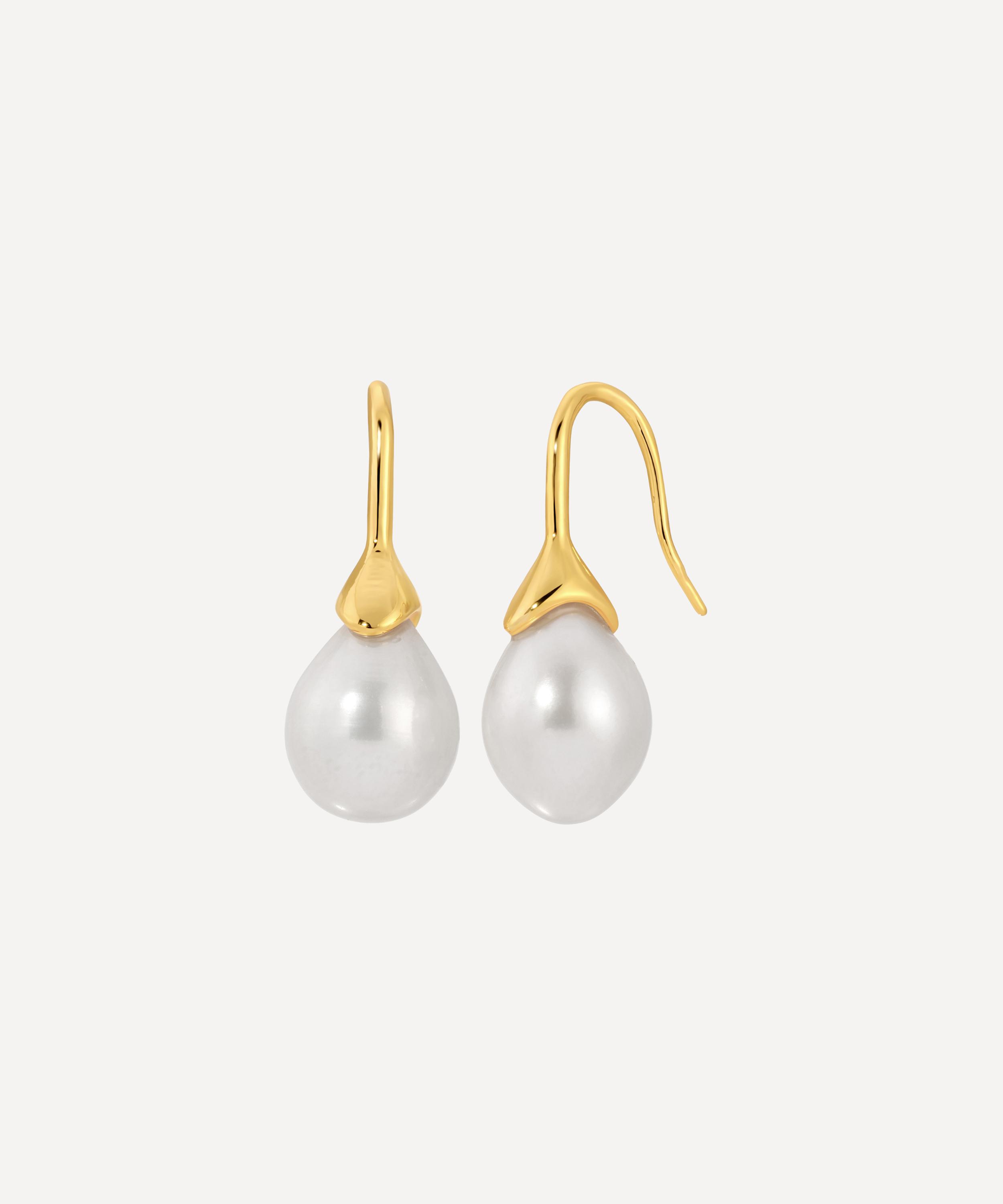 Heaven Mayhem - 18ct Gold-Plated Odette Drop Earrings image number 2