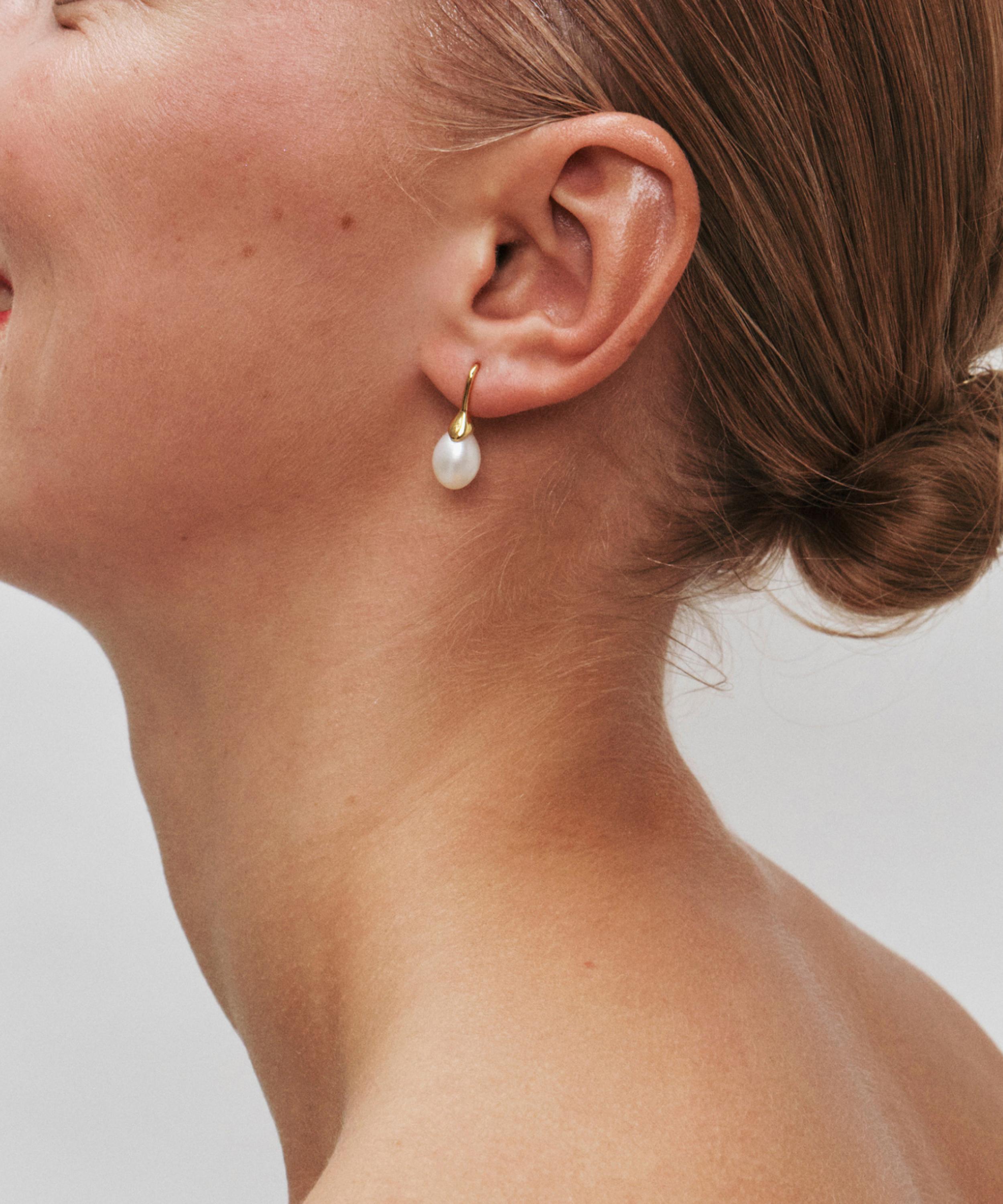 Heaven Mayhem - 18ct Gold-Plated Odette Drop Earrings image number 3