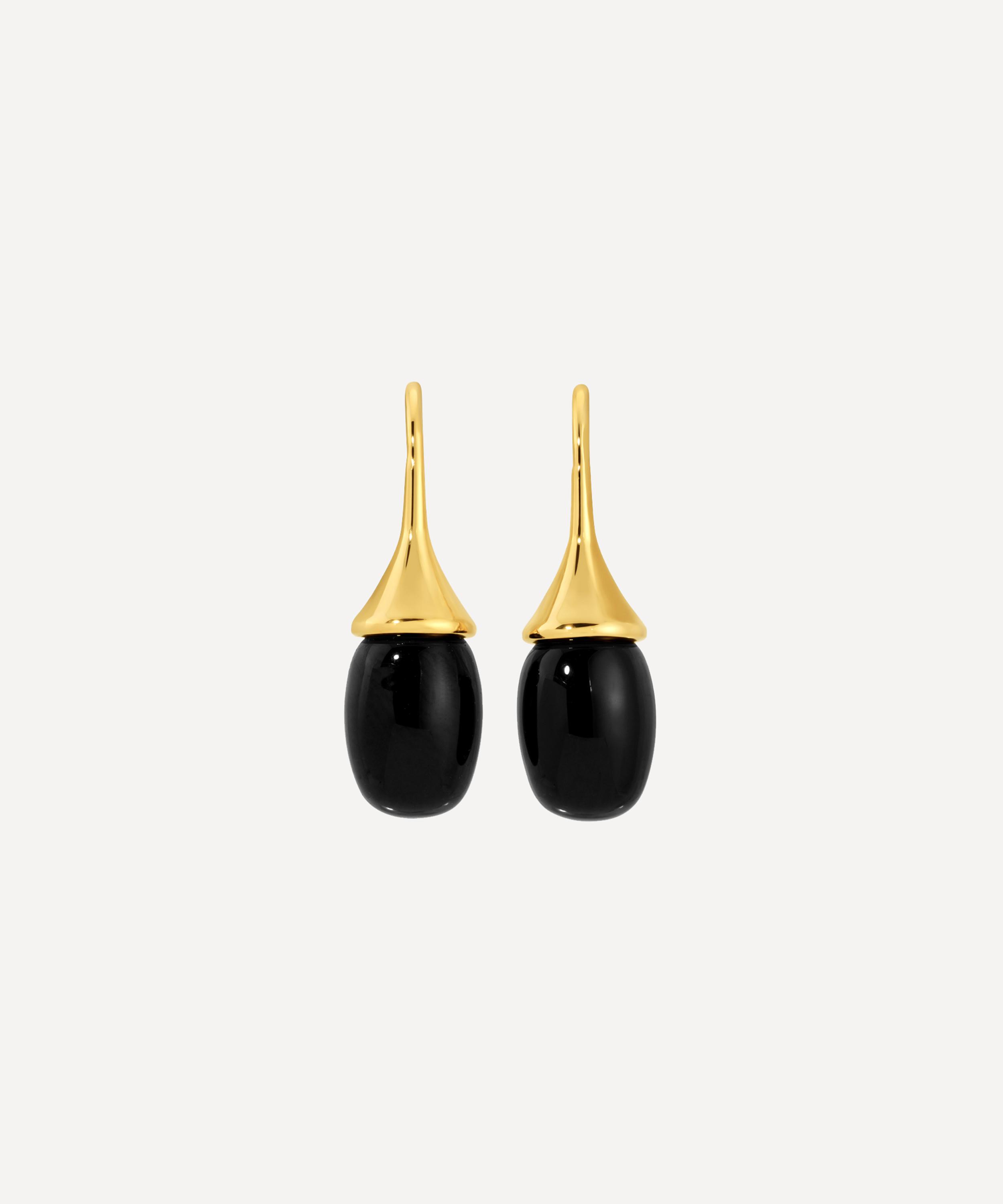 Heaven Mayhem - 18ct Gold-Plated Odette Drop Earrings image number 0