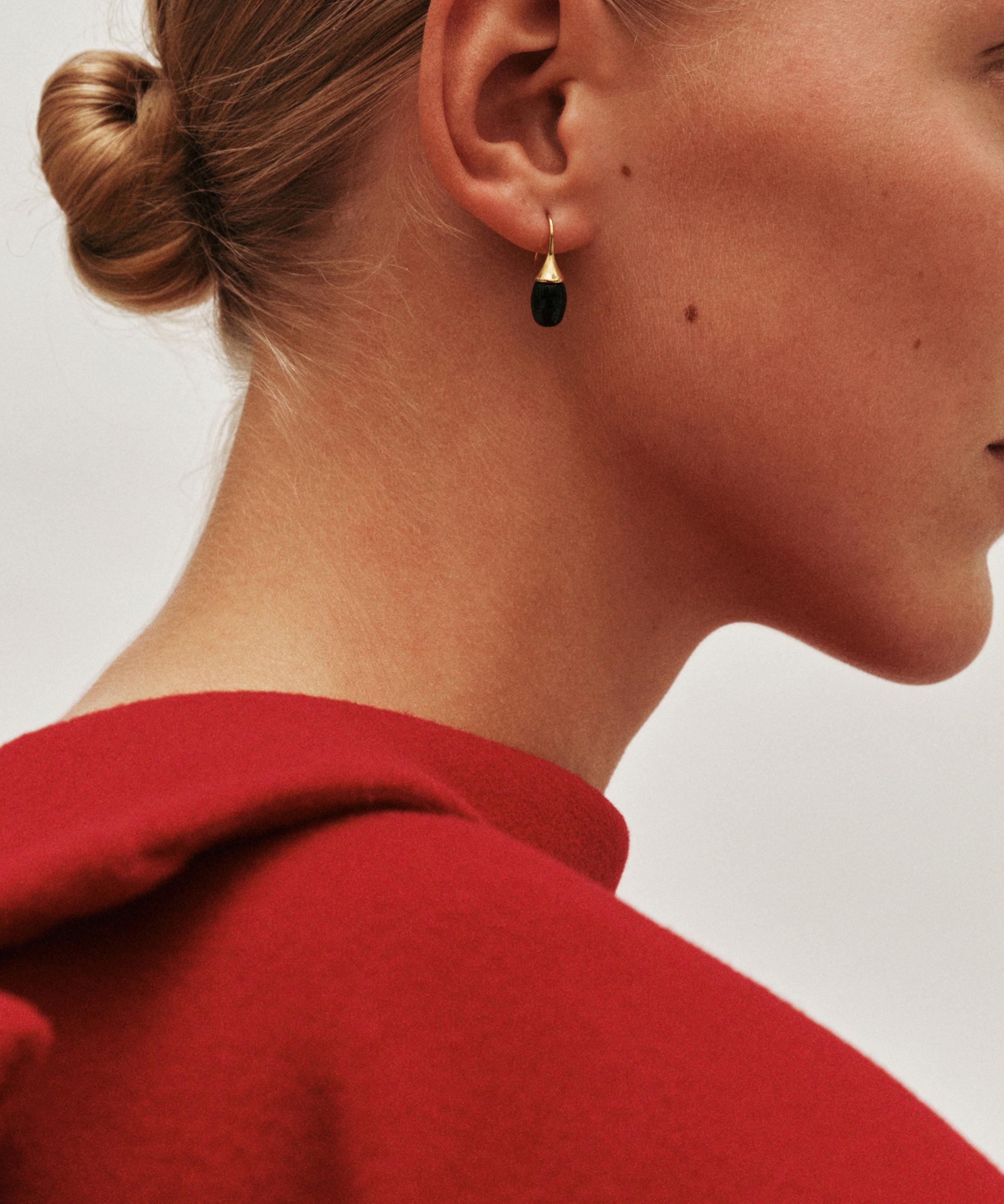 Heaven Mayhem - 18ct Gold-Plated Odette Drop Earrings image number 1