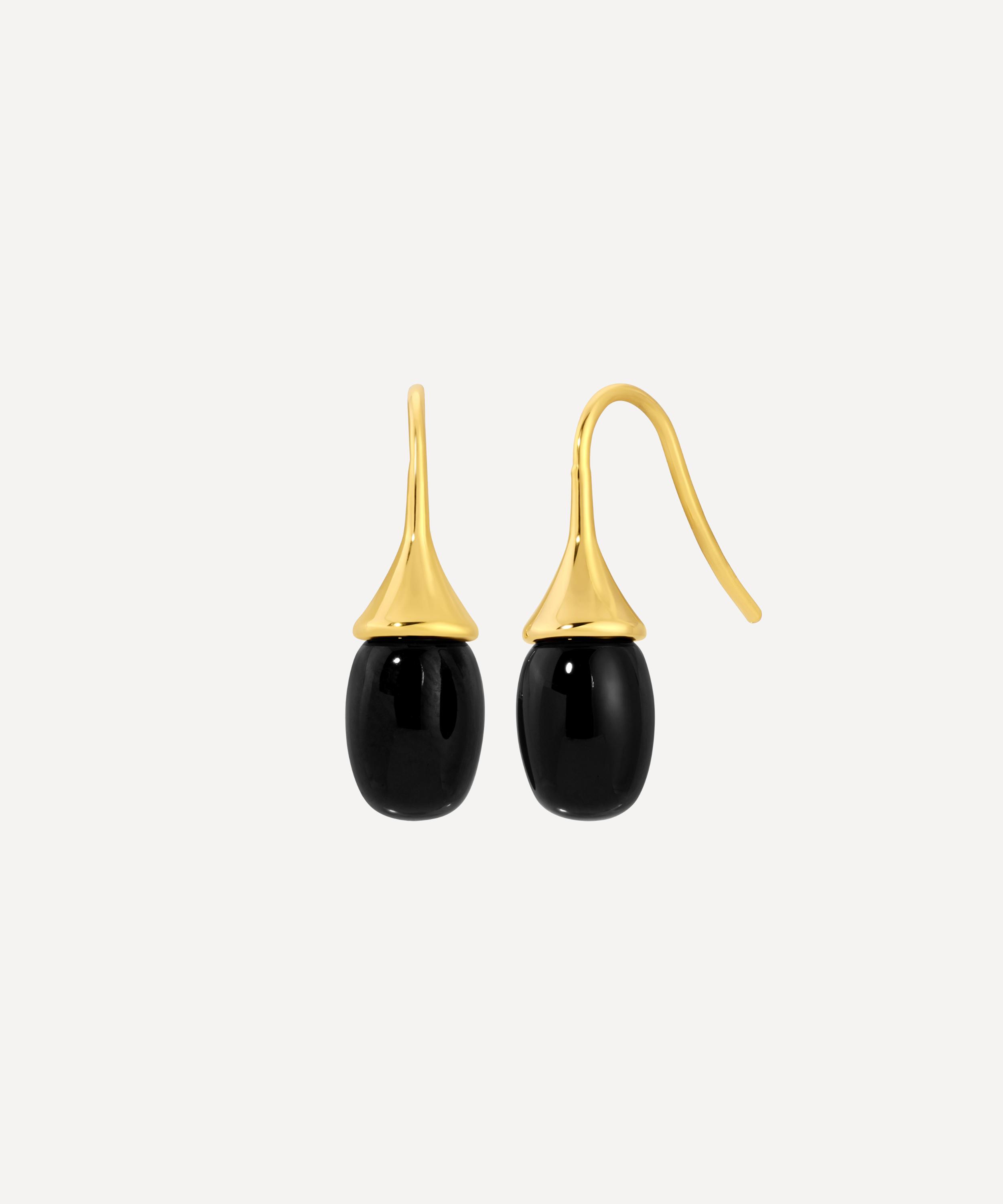 Heaven Mayhem - 18ct Gold-Plated Odette Drop Earrings image number 2