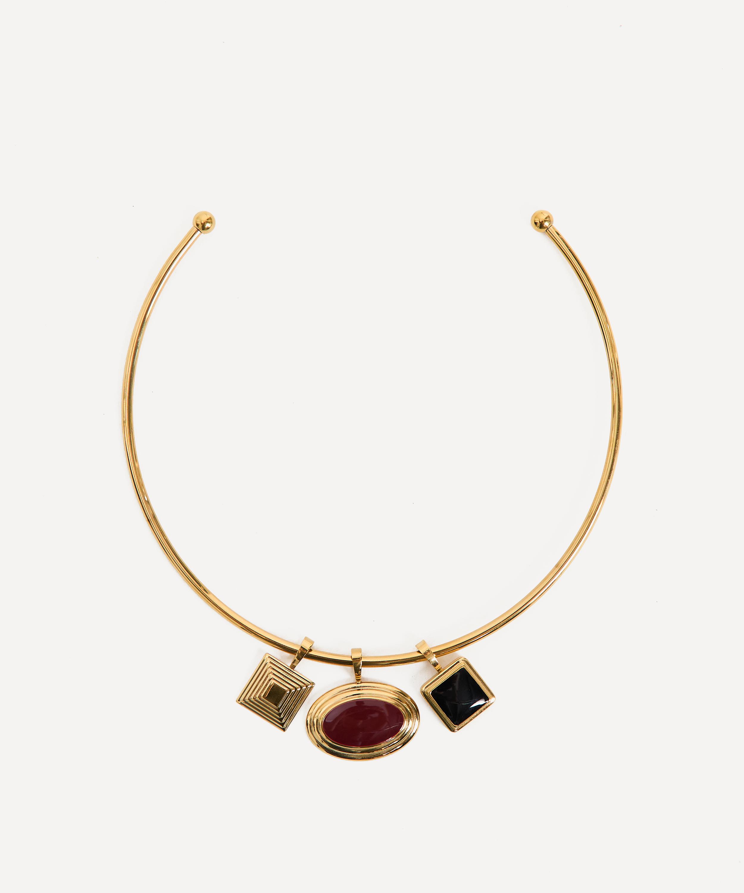 Heaven Mayhem - Gold-Plated Solene Choker Charm Bundle Necklace