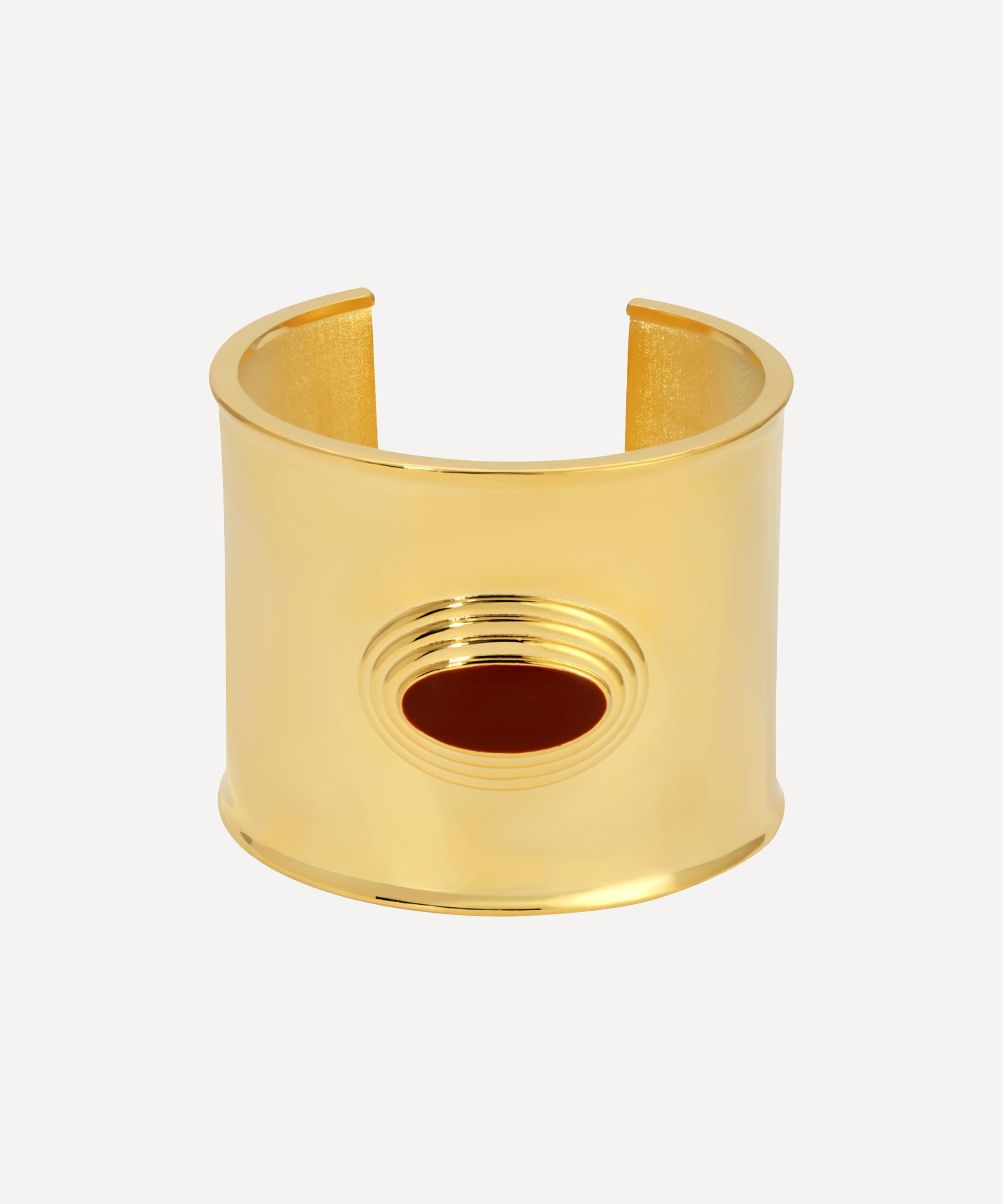 Heaven Mayhem - 18ct Gold-Plated Matilde Cuff Bracelet image number 2
