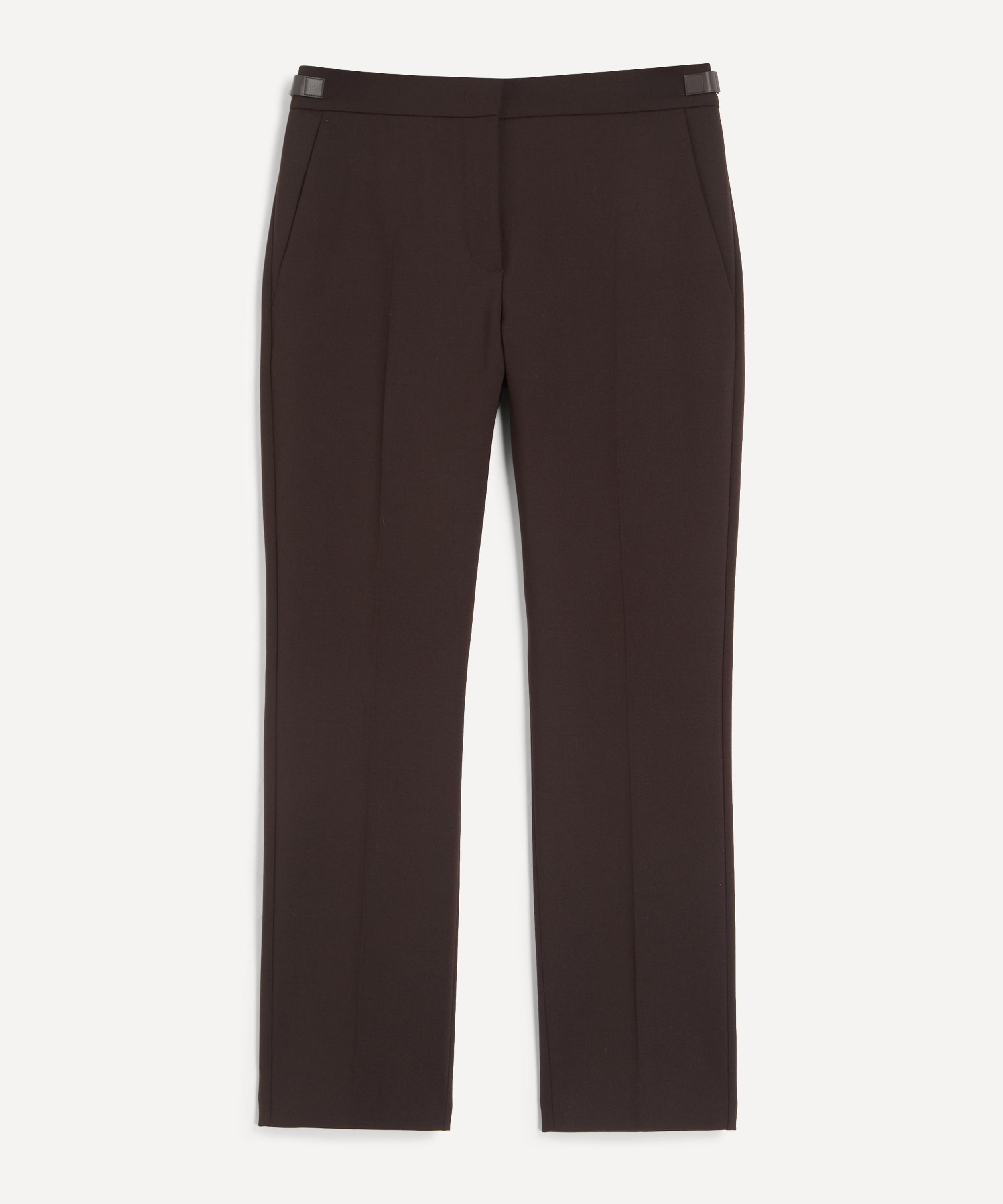 Max Mara - Acino Slim Double Woollen Cloth Trousers image number 0