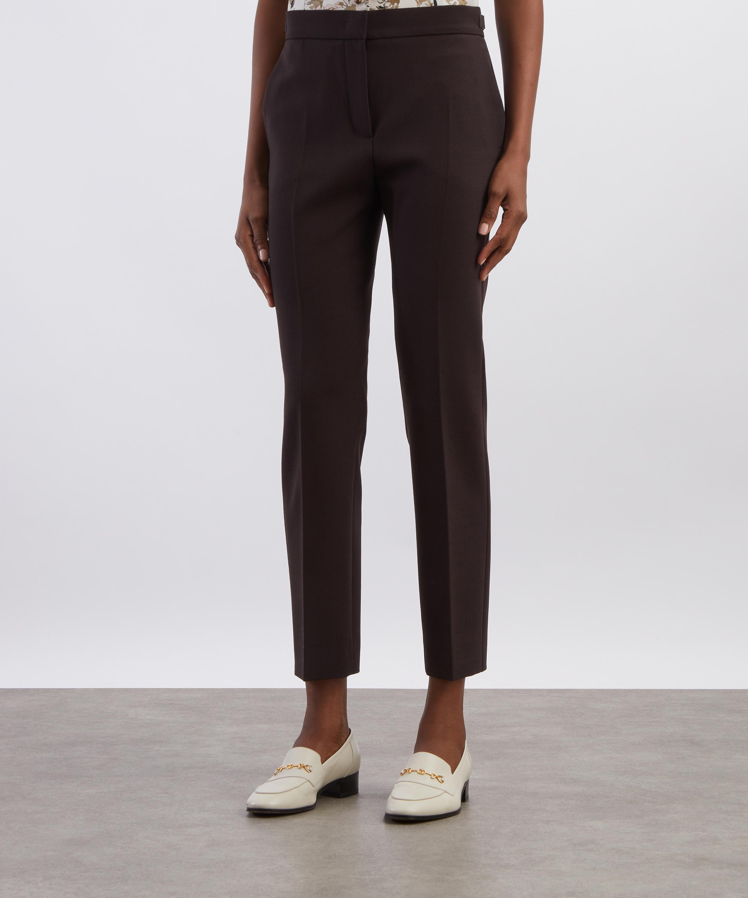Max Mara - Acino Slim Double Woollen Cloth Trousers image number 2