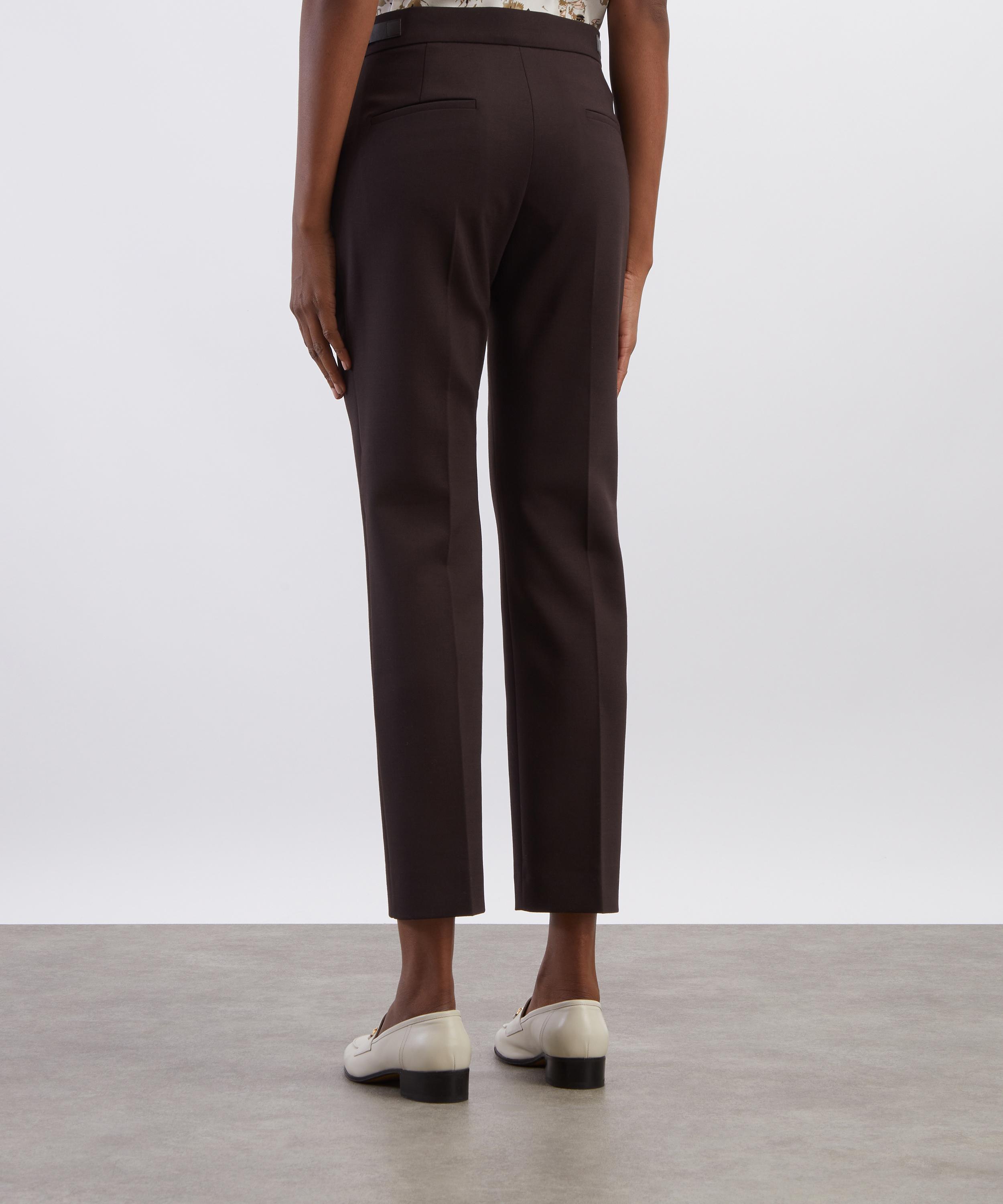 Max Mara - Acino Slim Double Woollen Cloth Trousers image number 3