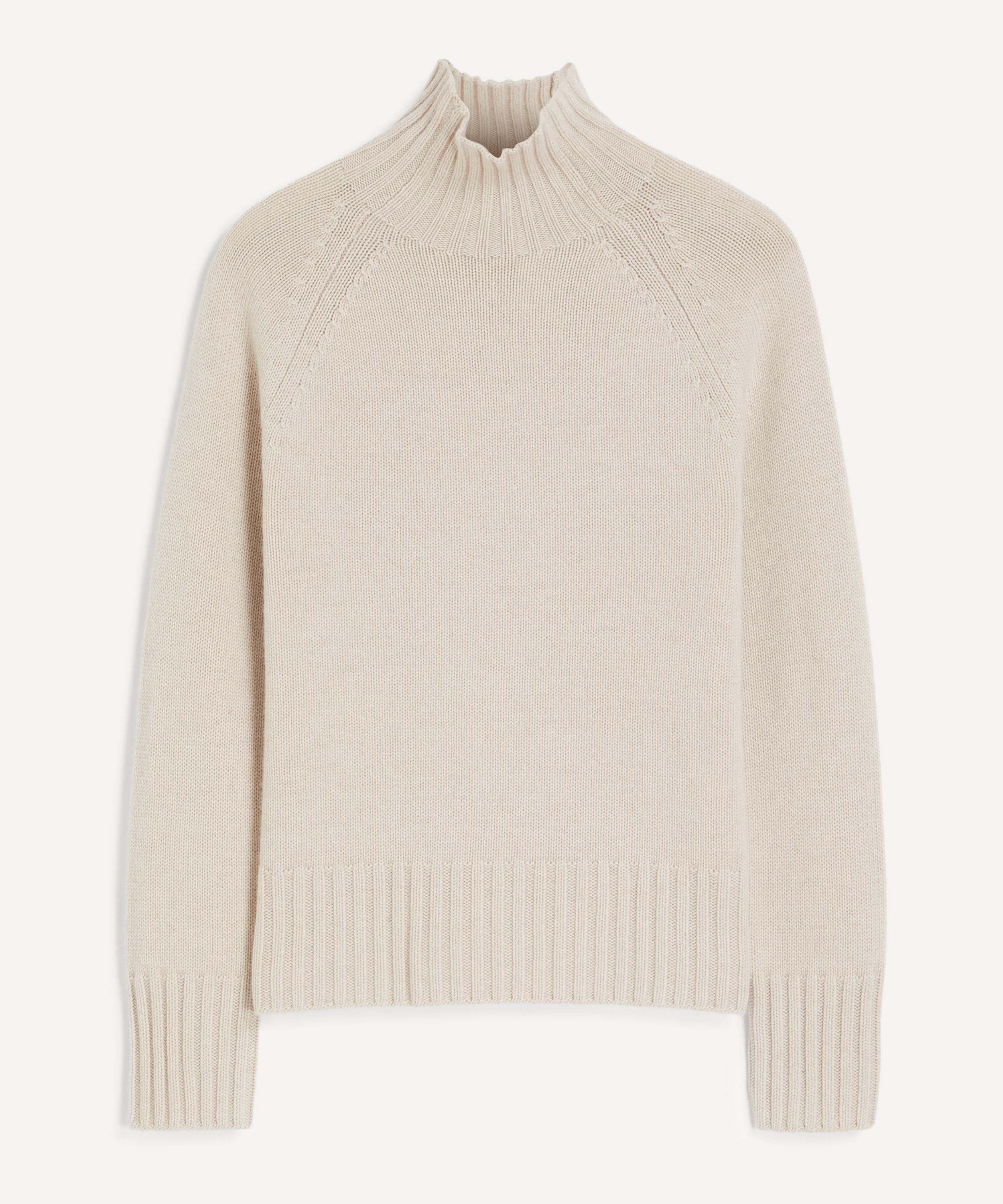 S Max Mara - Wool and Cashmere Blend Polo-Neck Jumper image number 0