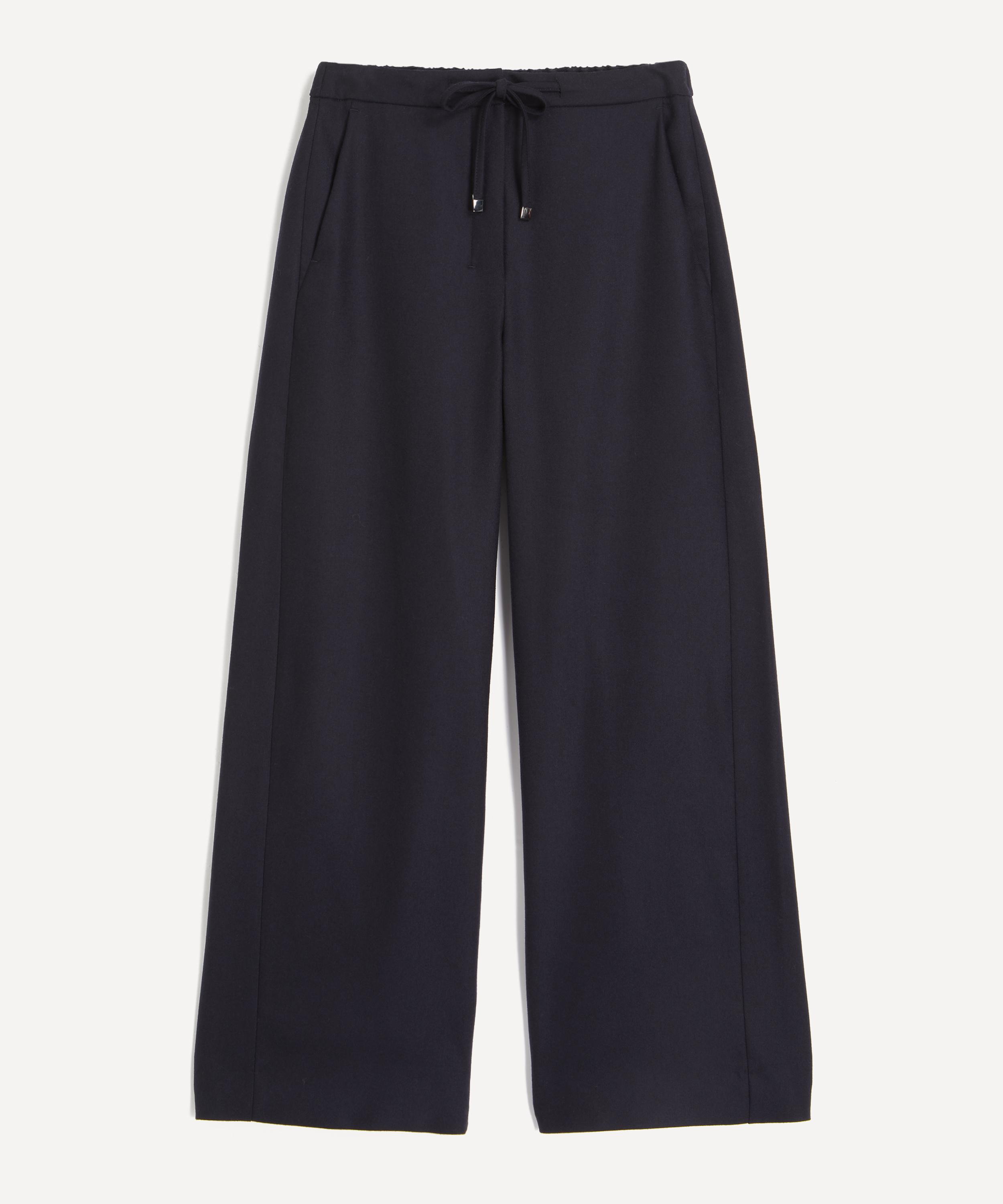 S Max Mara - Floria Drawstring Wide Leg Trousers image number 0