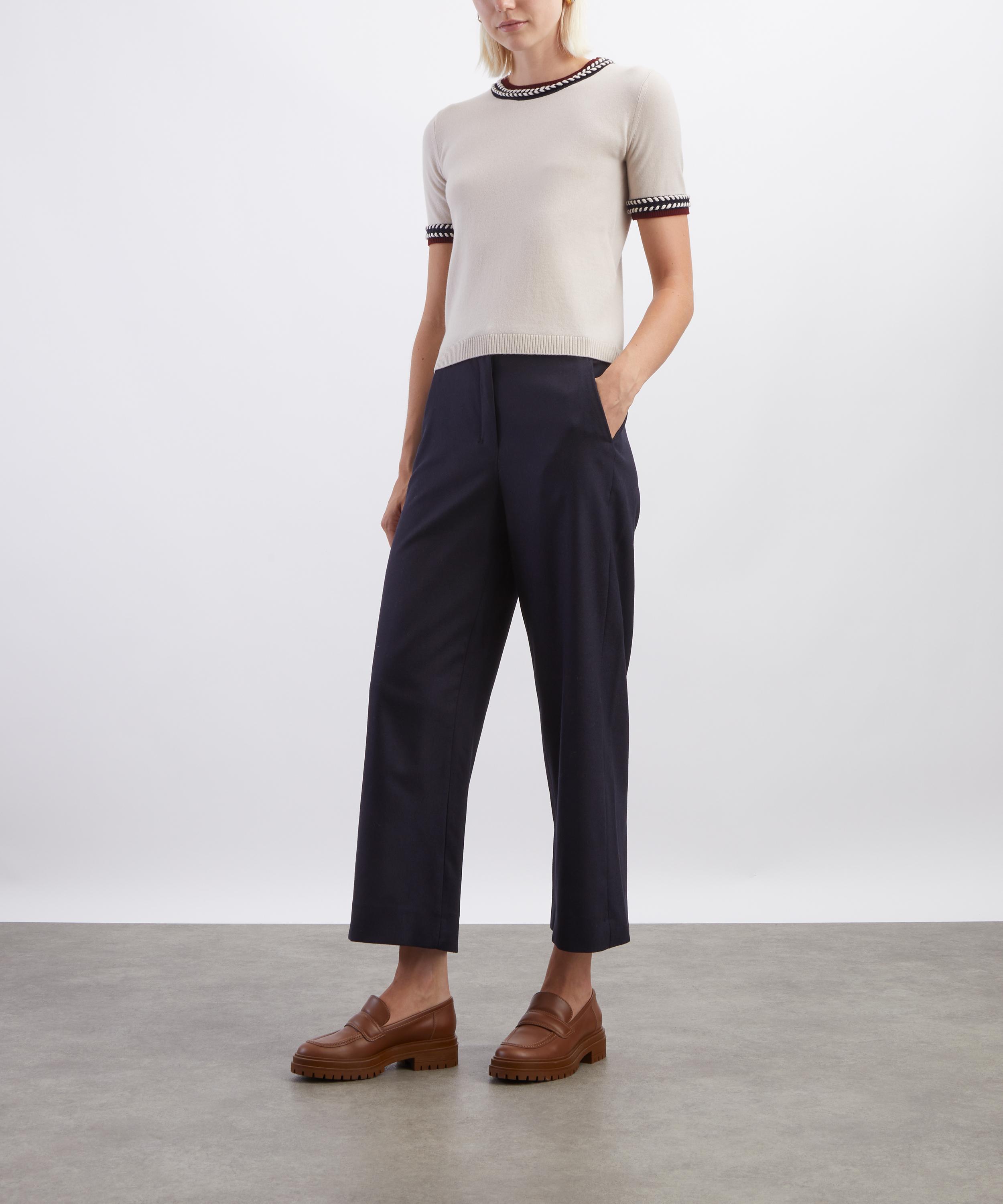 S Max Mara - Floria Drawstring Wide Leg Trousers image number 1