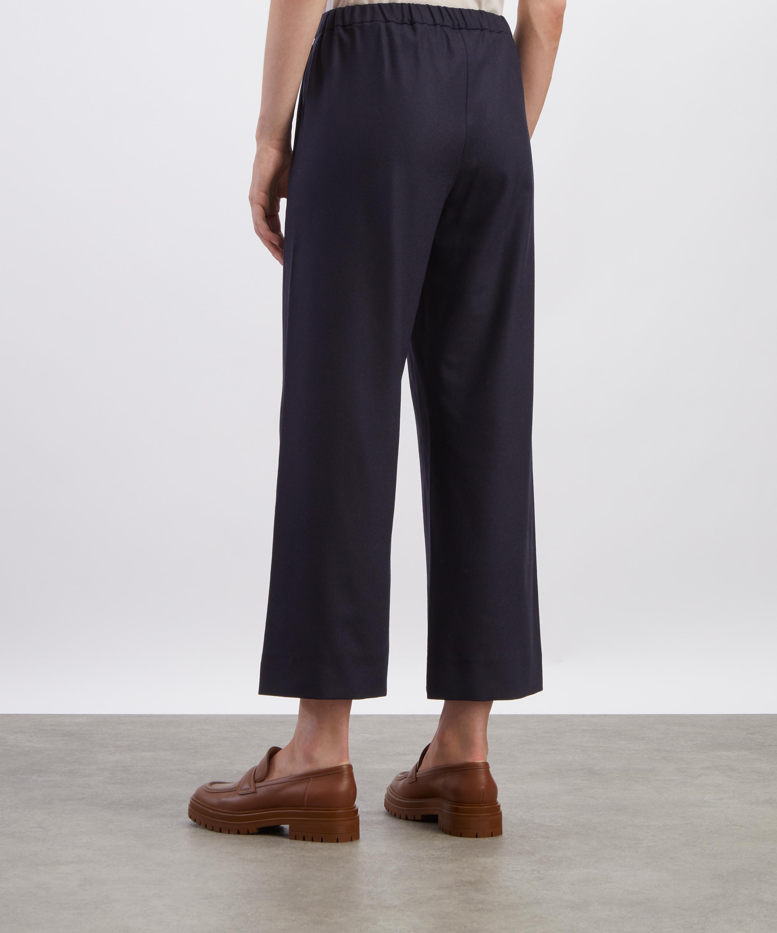 S Max Mara - Floria Drawstring Wide Leg Trousers image number 3