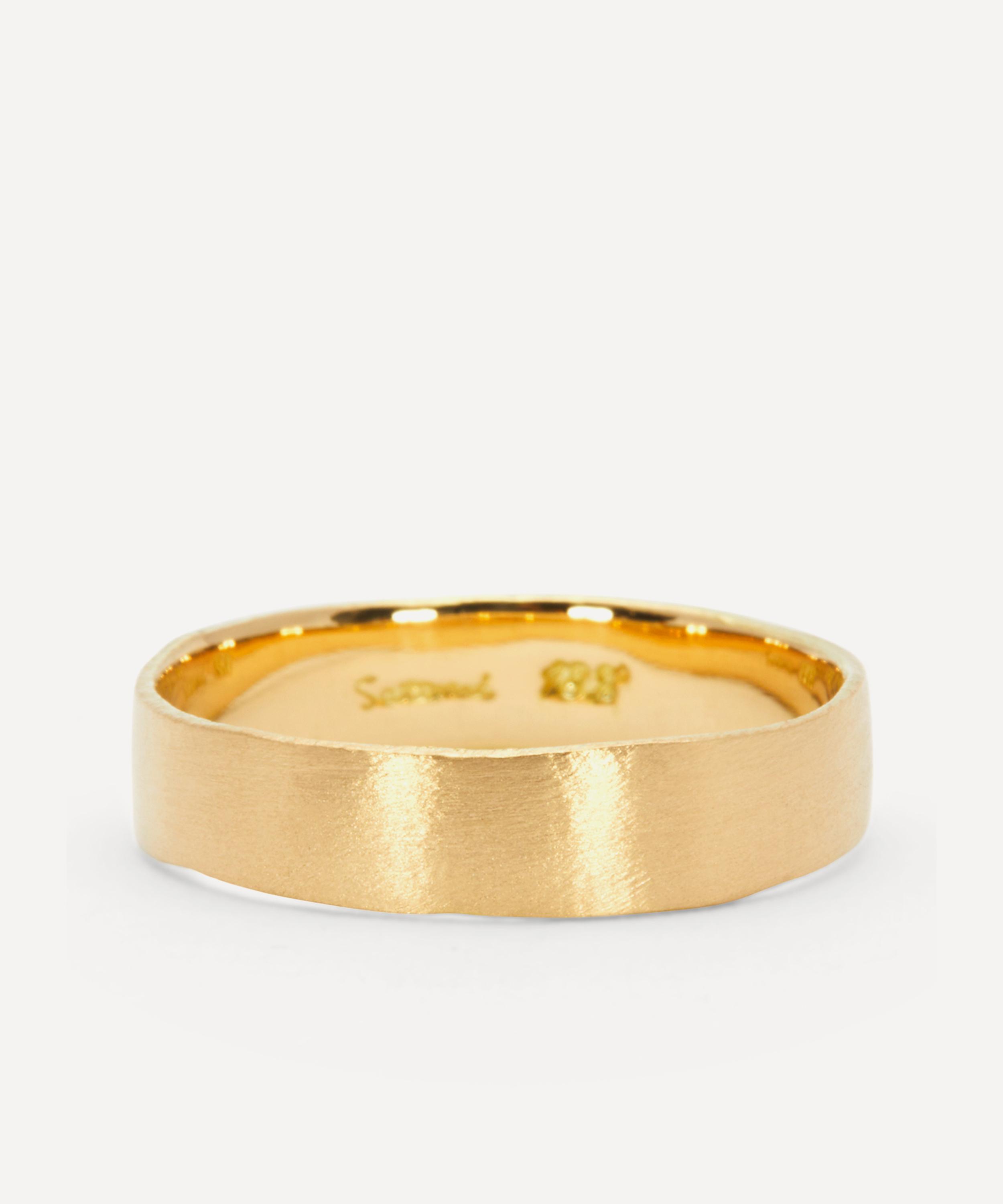 Satomi Kawakita - 18ct Gold Wide Band Ring image number 0