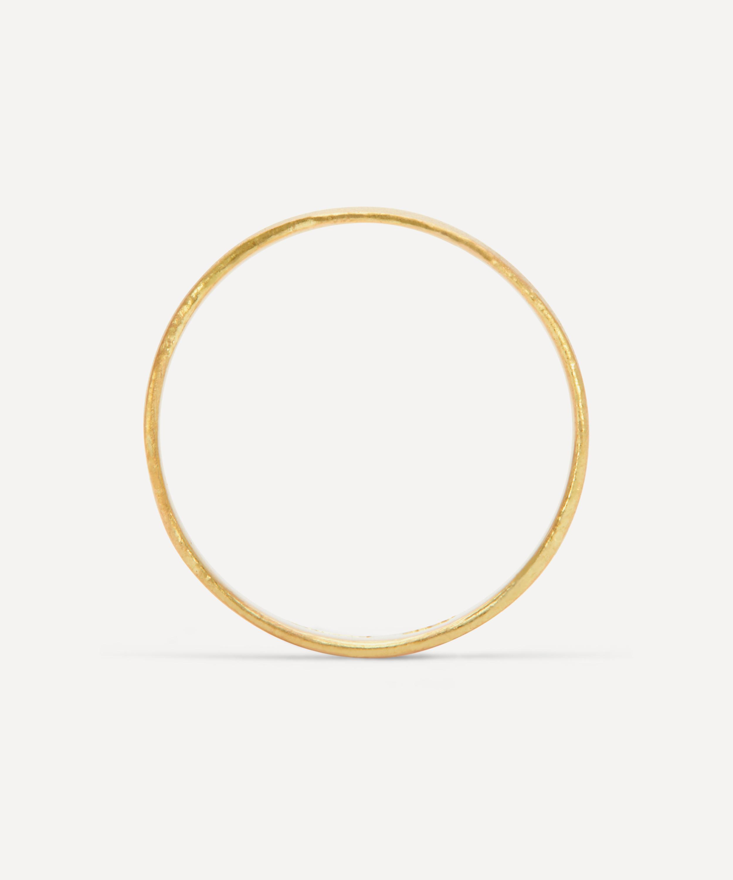 Satomi Kawakita - 18ct Gold Wide Band Ring image number 2