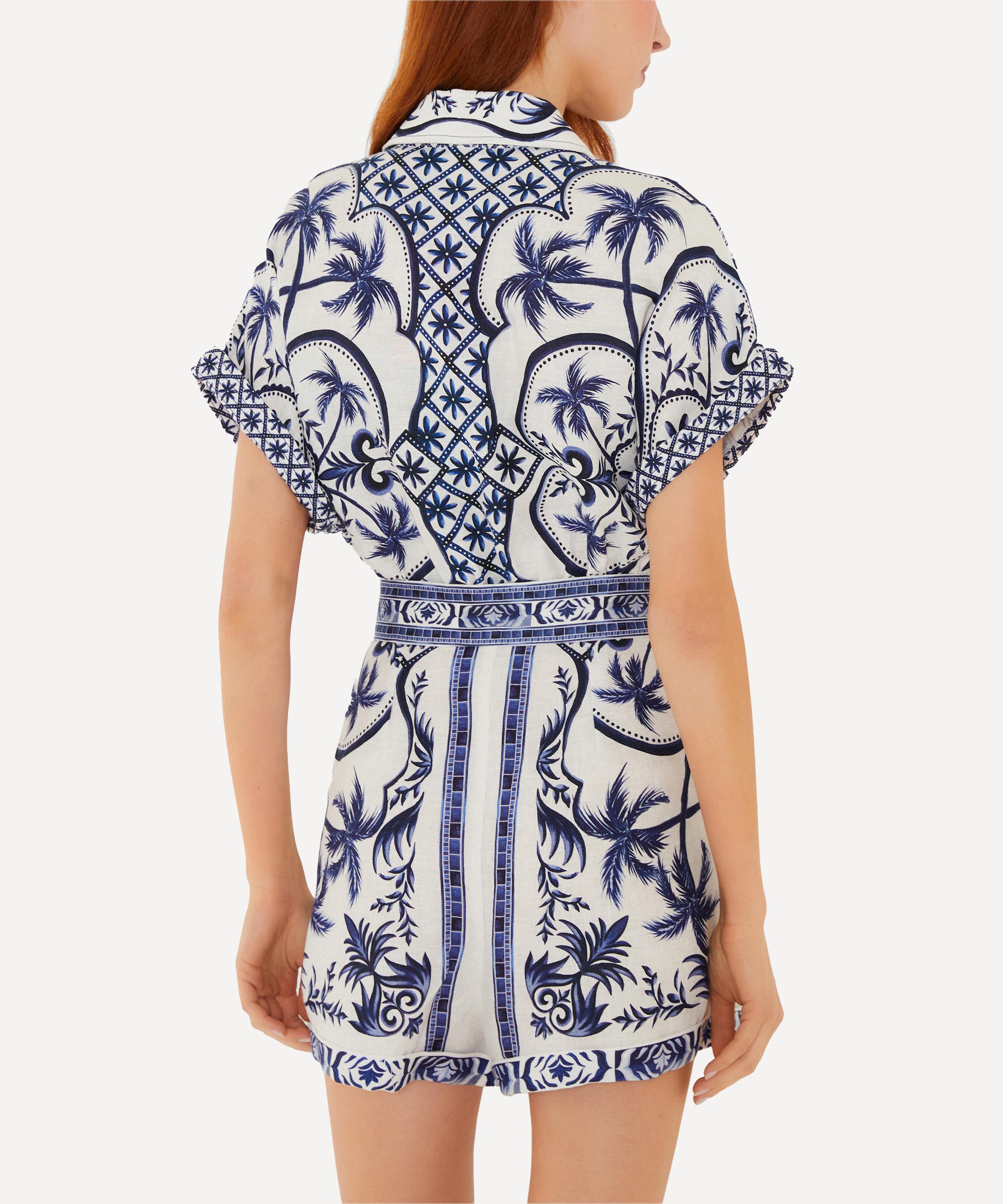 FARM Rio - Off-White Wonderful City Romper image number 3