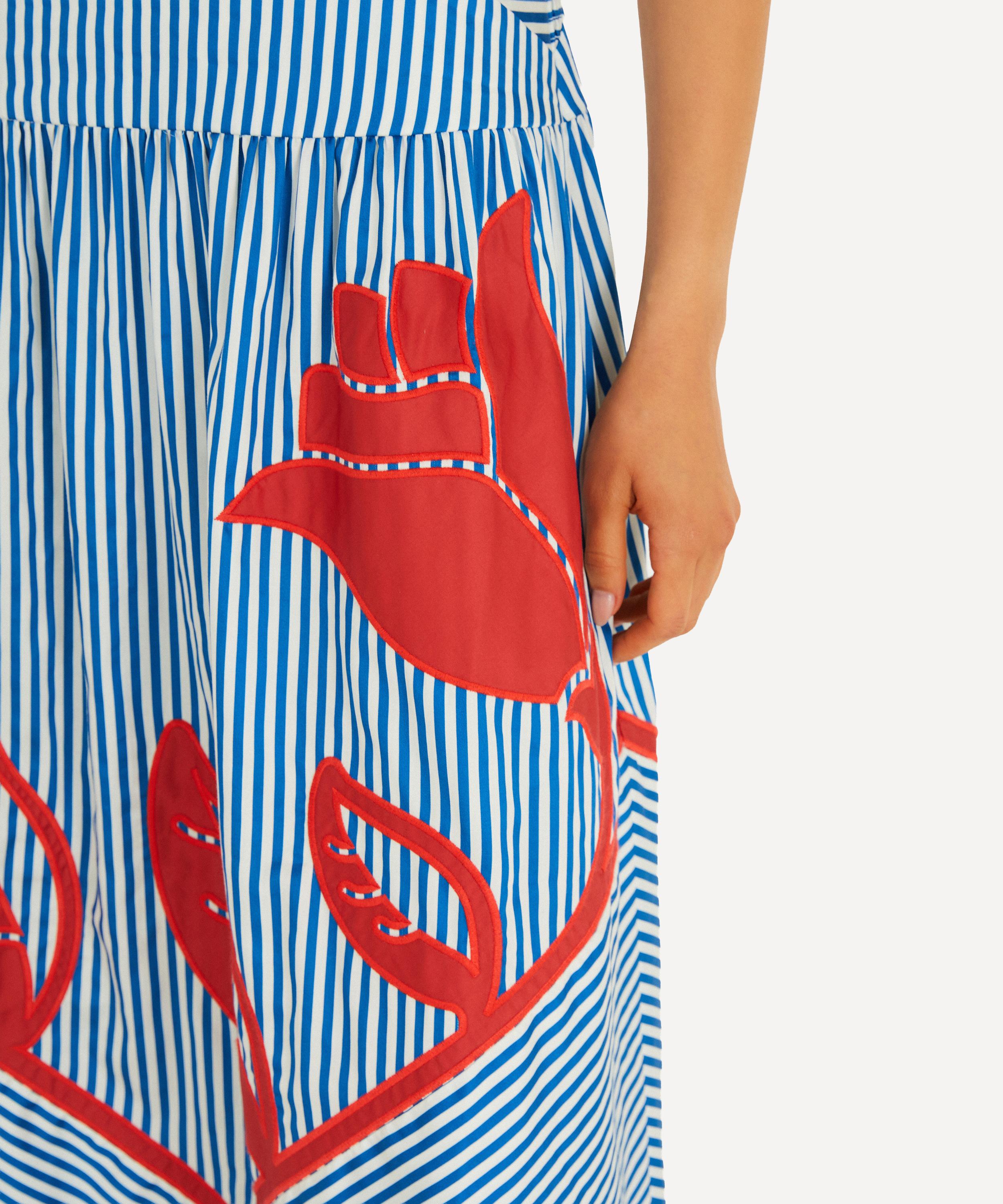FARM Rio - Blue Sky Stripes Midi Dress&nbsp; image number 2