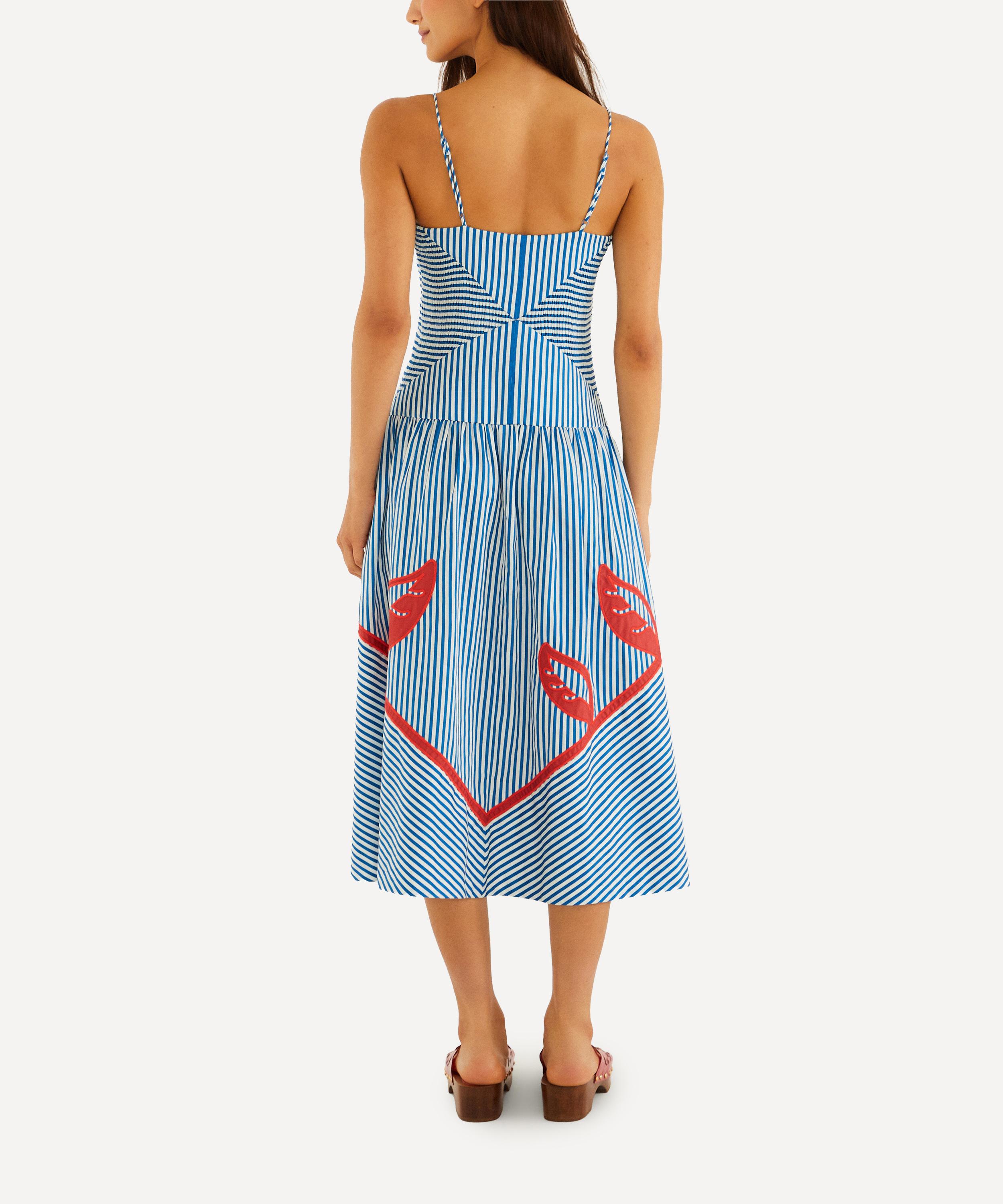 FARM Rio - Blue Sky Stripes Midi Dress&nbsp; image number 3