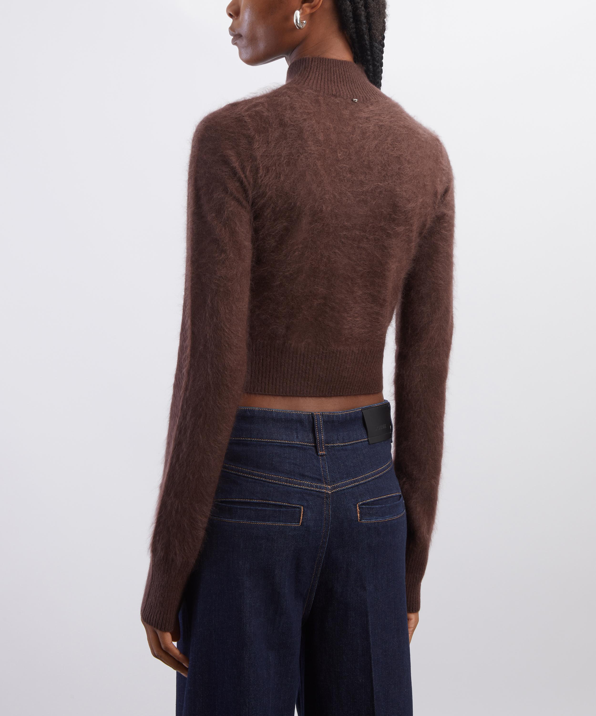 Sportmax - Agio Chocolate Cashmere Jumper image number 3