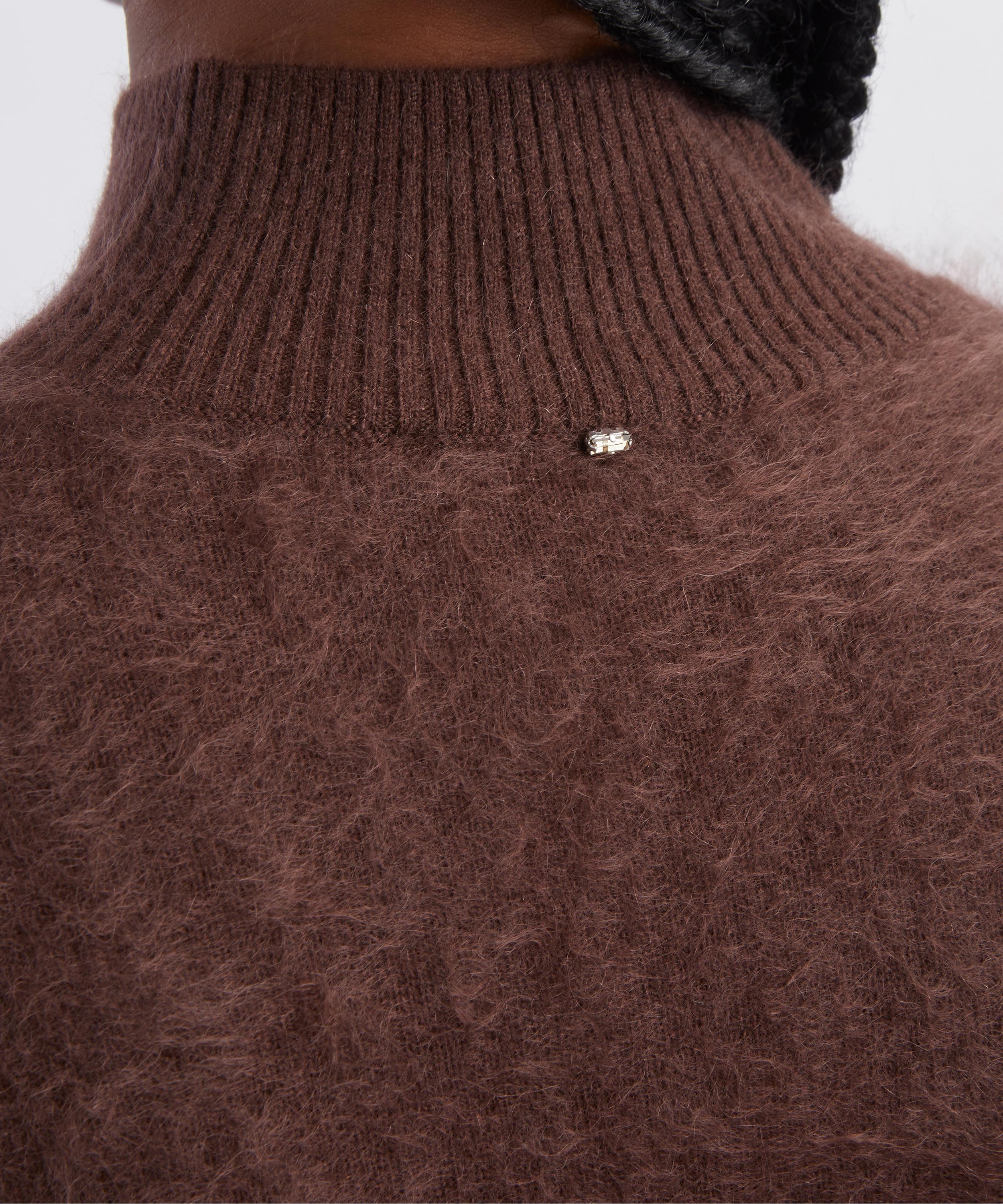 Sportmax - Agio Chocolate Cashmere Jumper image number 4