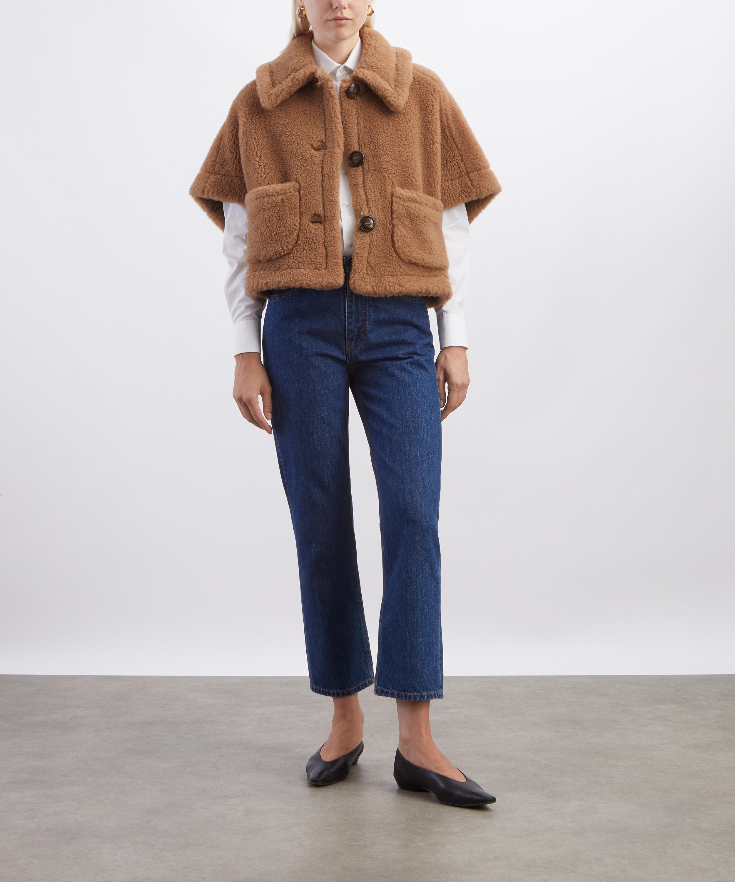 Max Mara - Wool and Silk Tan Teddy Jacket image number 1