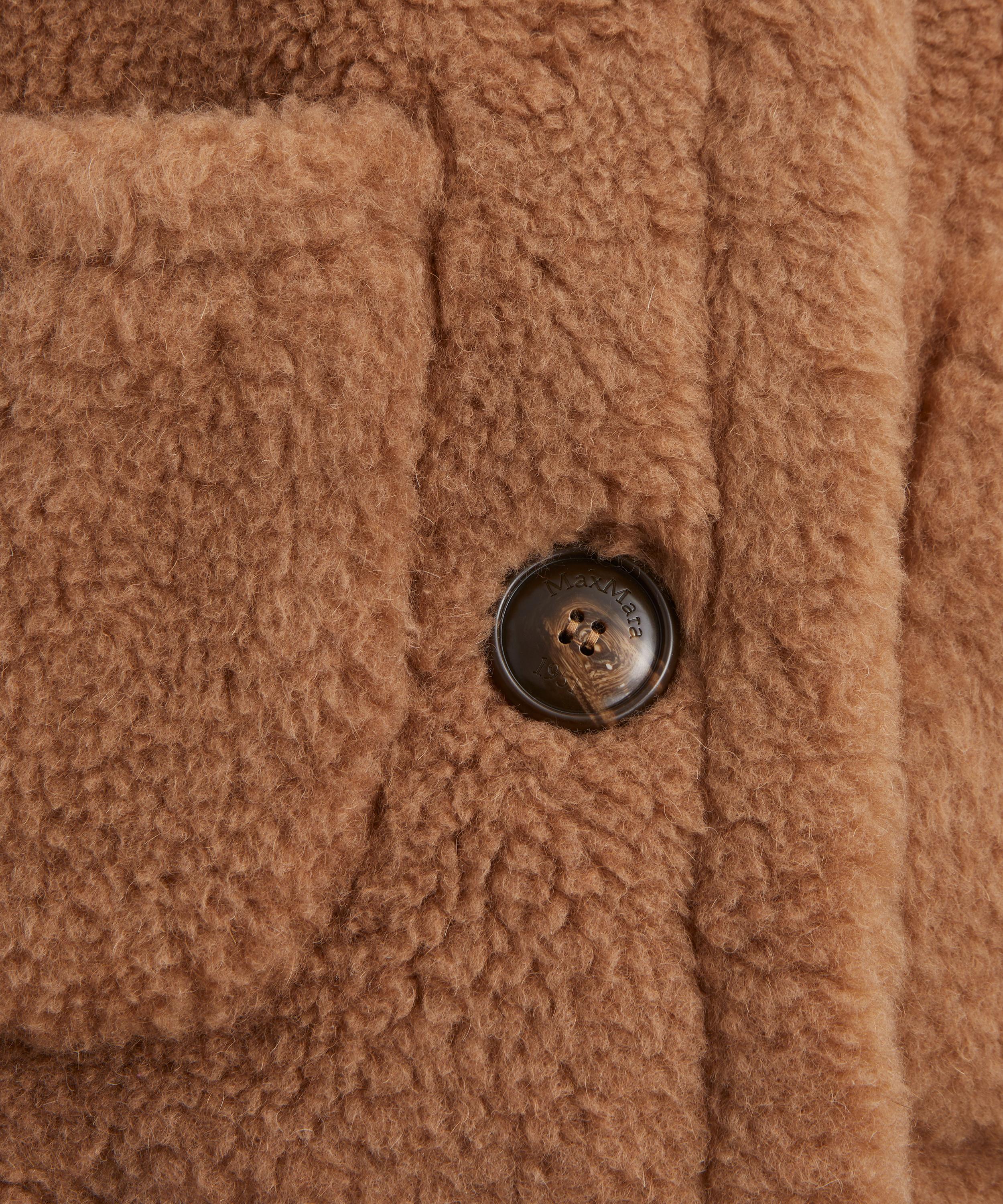 Max Mara - Wool and Silk Tan Teddy Jacket image number 4