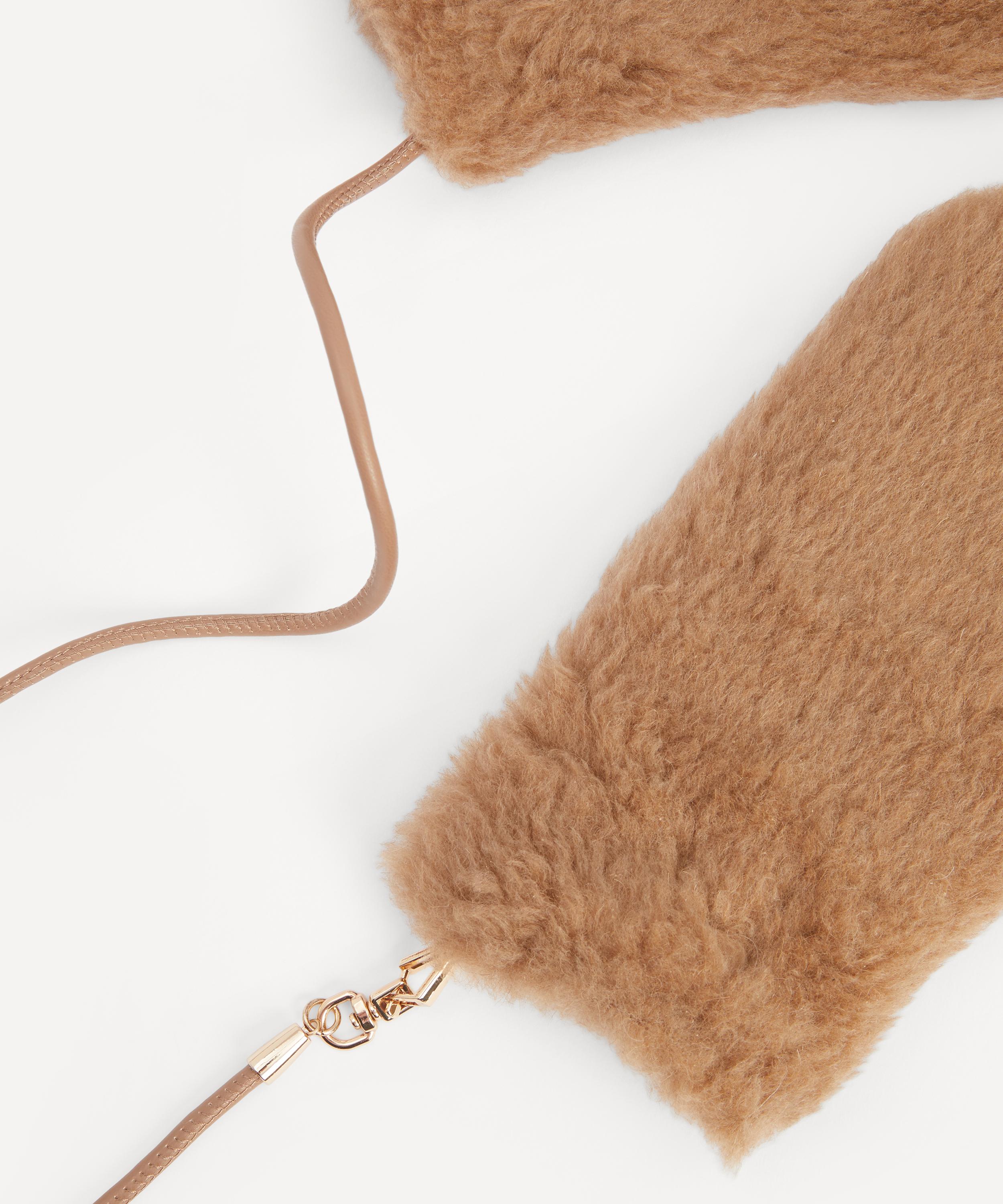 MaxMara - Teddy Fabric Mittens image number 2