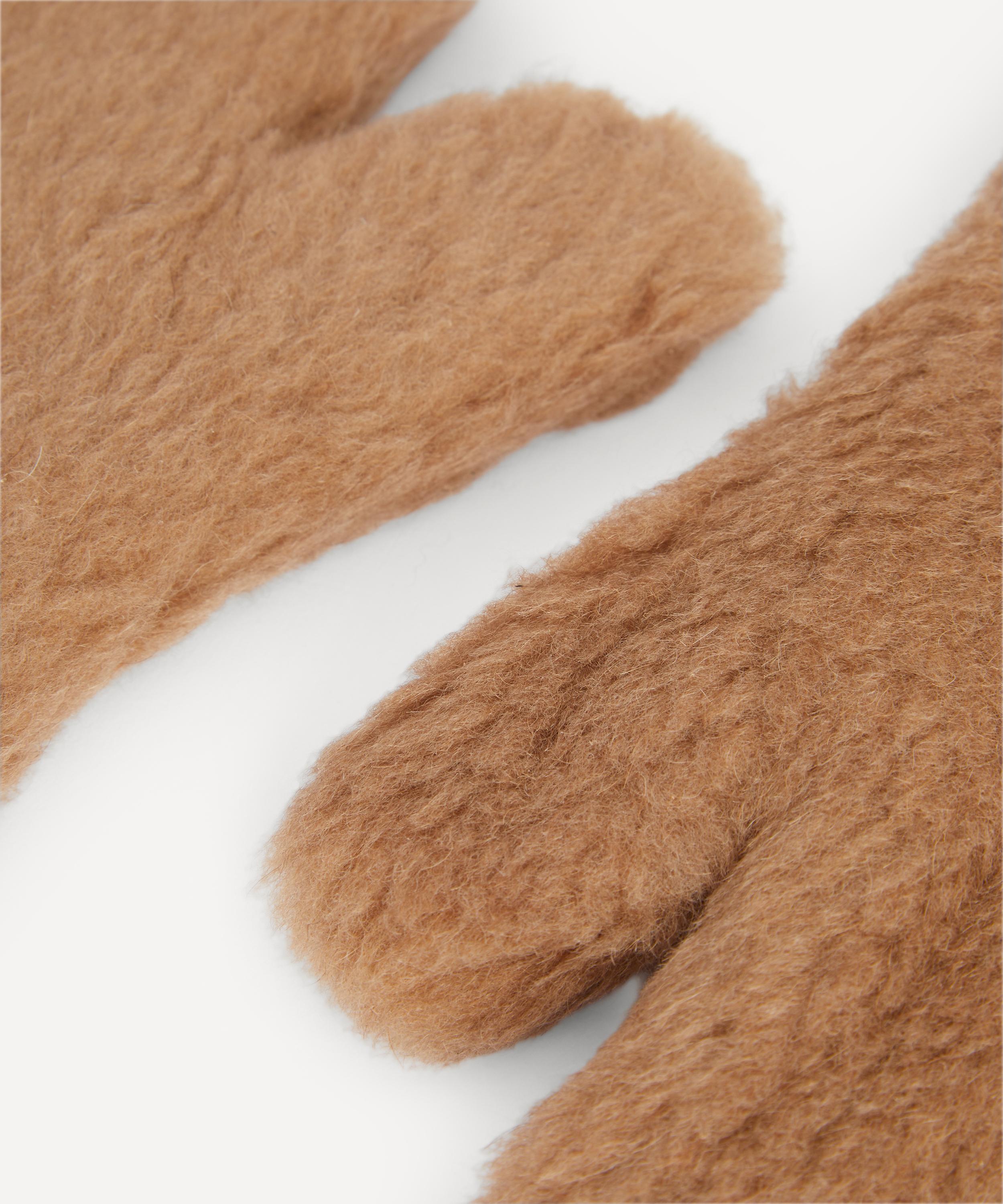 MaxMara - Teddy Fabric Mittens image number 4
