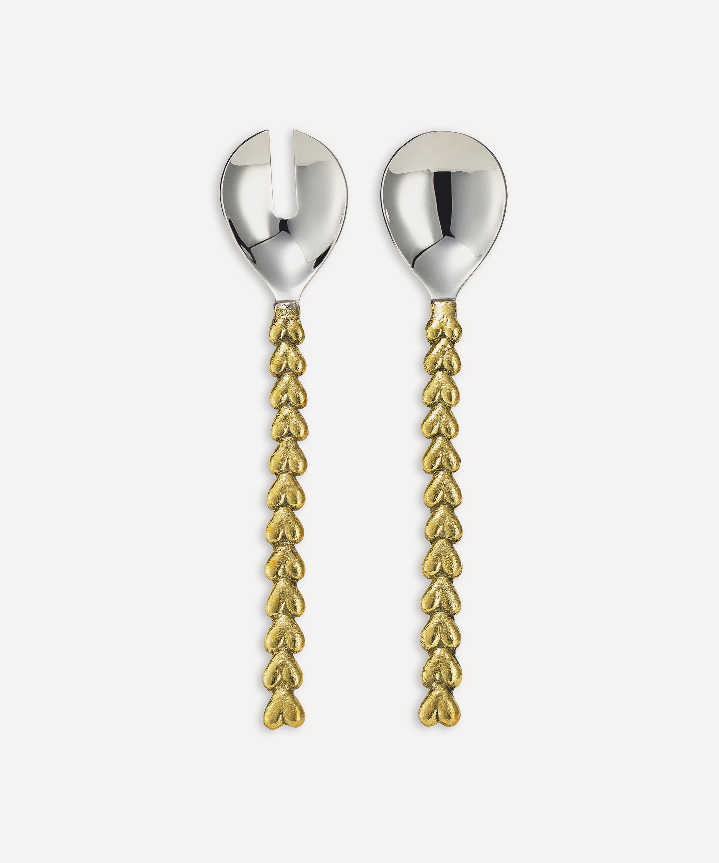 Doing Goods - Holly Hearts Salad Server Set