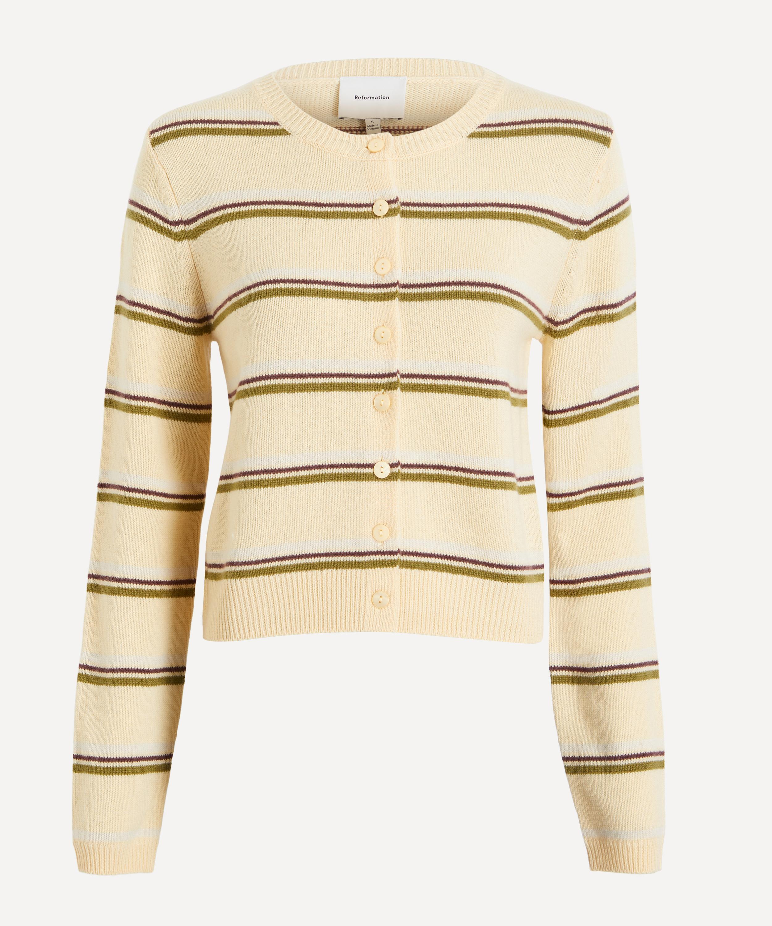 Reformation - Clara Cashmere Crew Cardigan
