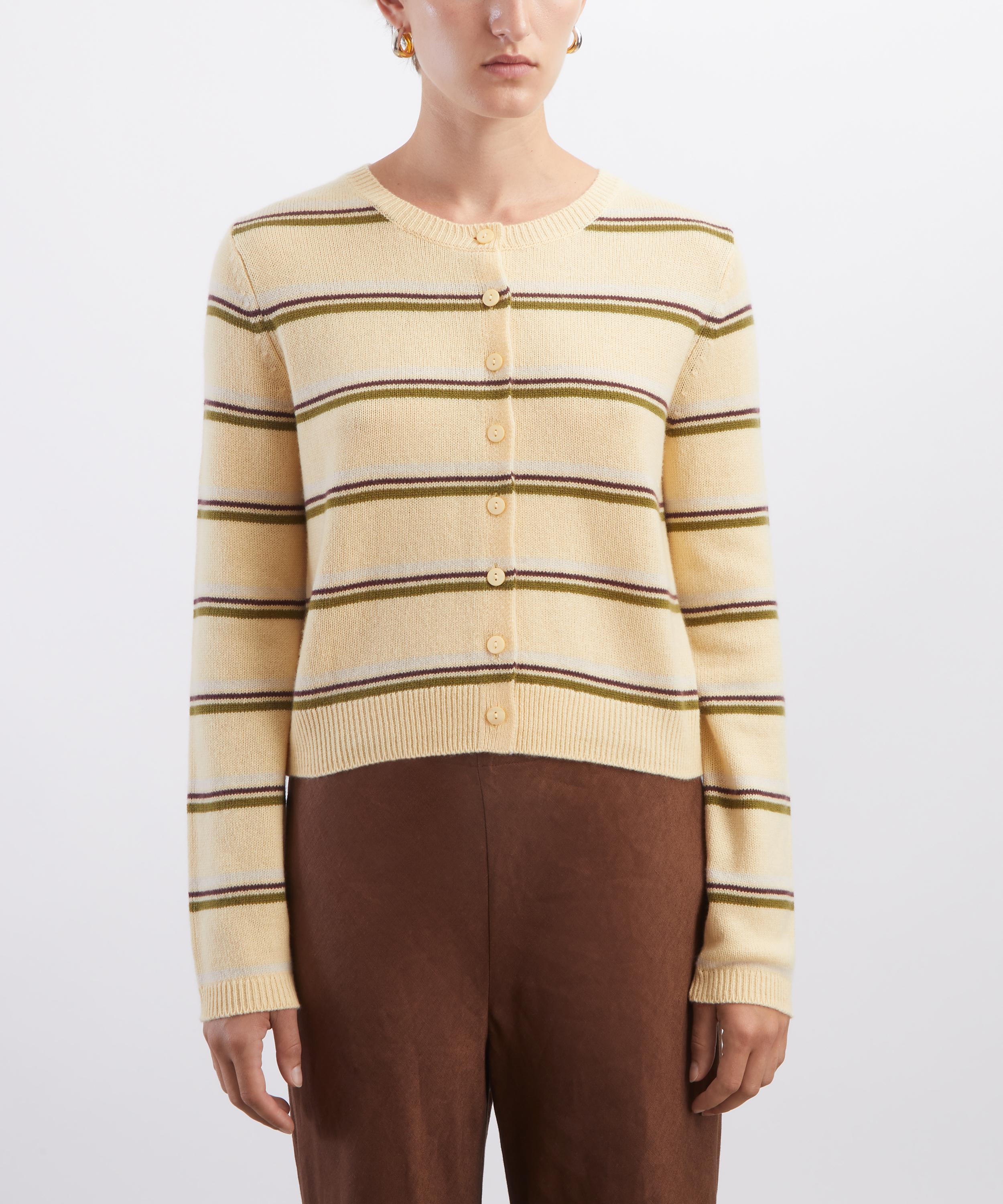 Reformation - Clara Cashmere Crew Cardigan image number 2
