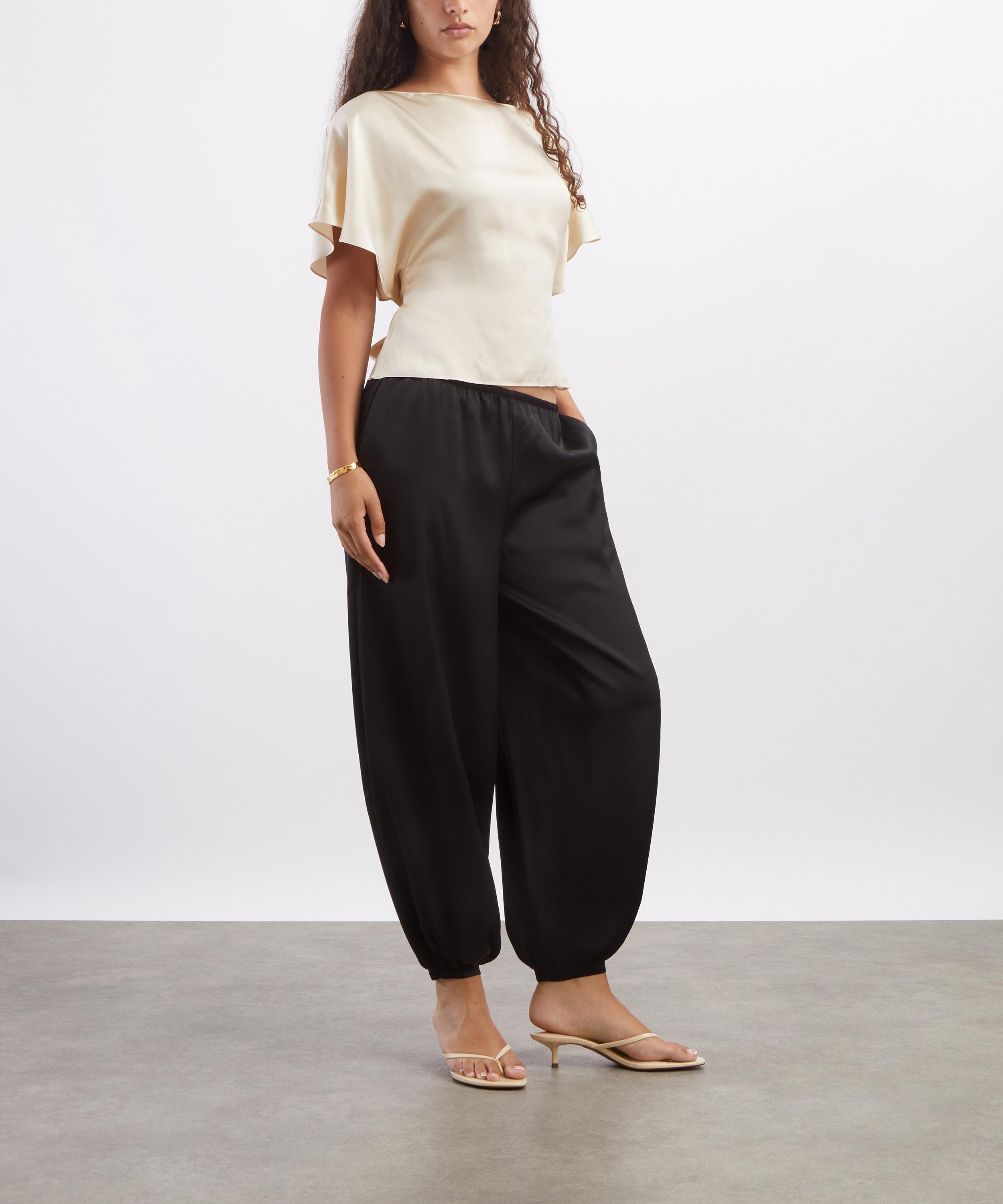 Reformation - Avery Beige Silk Top image number 1