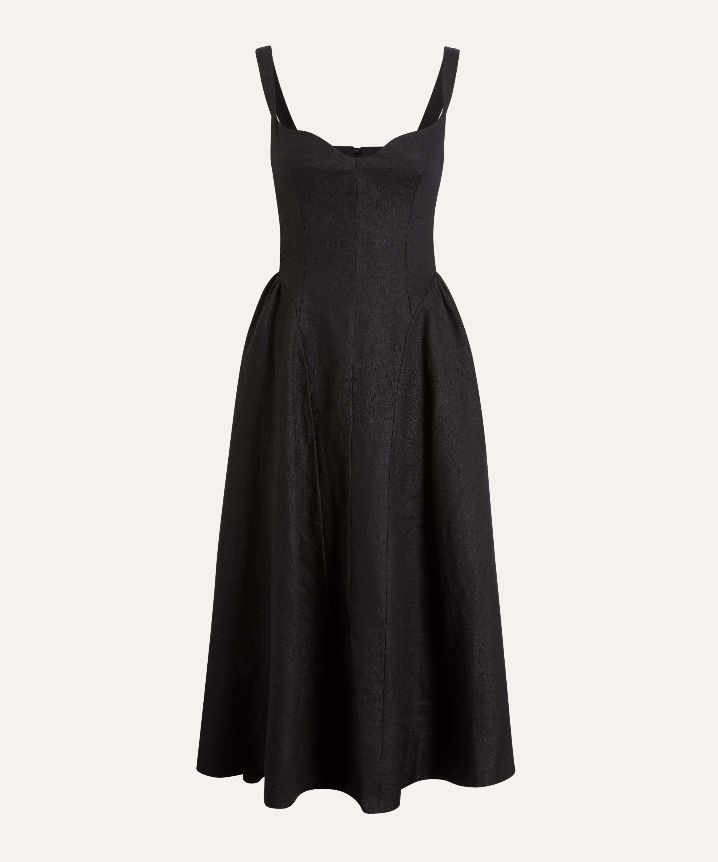 Reformation - Birdie Linen Midi Dress image number 0